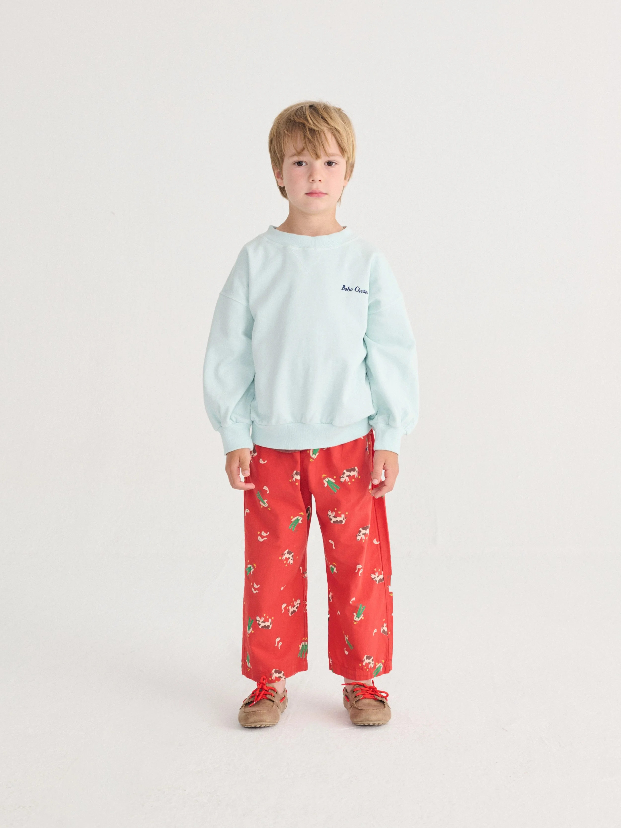 Bobo Choses Pants Farm Adventure mit kreativem Design – hochwertige, nachhaltige Kindermode aus Spanien für kleine Entdecker im Kids Concept Store bei Cleo&Caesar