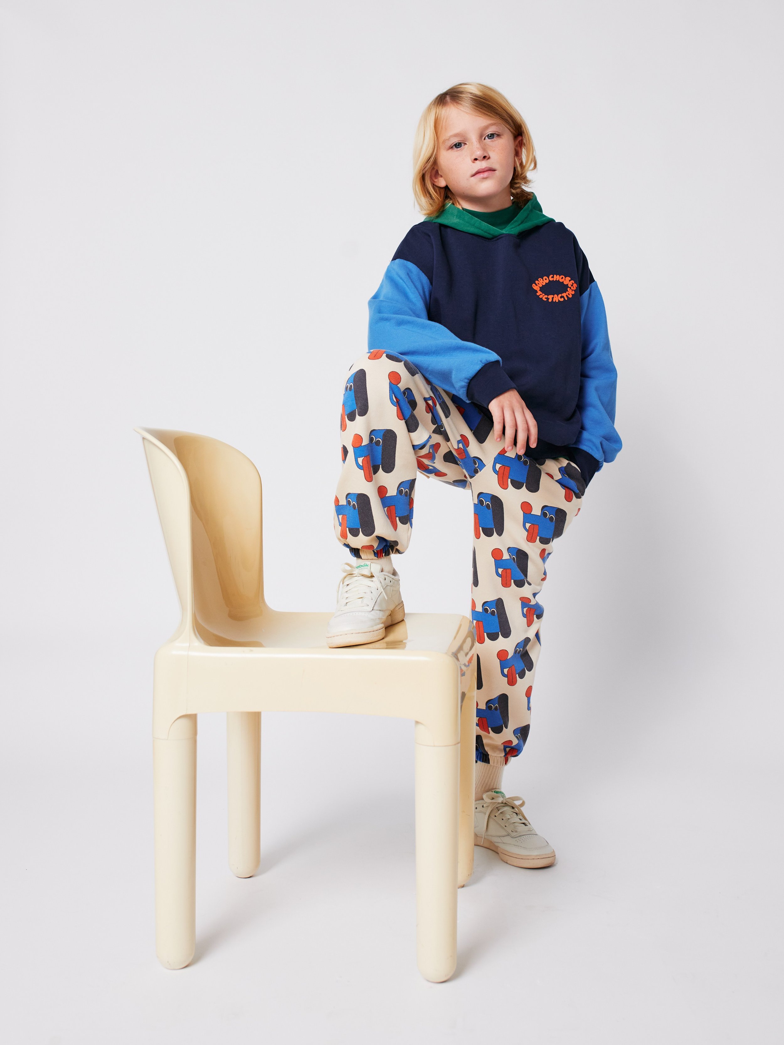 Hoodie Tic Tac Toe von Bobo Choses - made in Europe - nachhaltige Bio-Baumwolle - sustainable Kidswear - Cleo&Caesar - Kids Concept Store Berlin - Online Shop