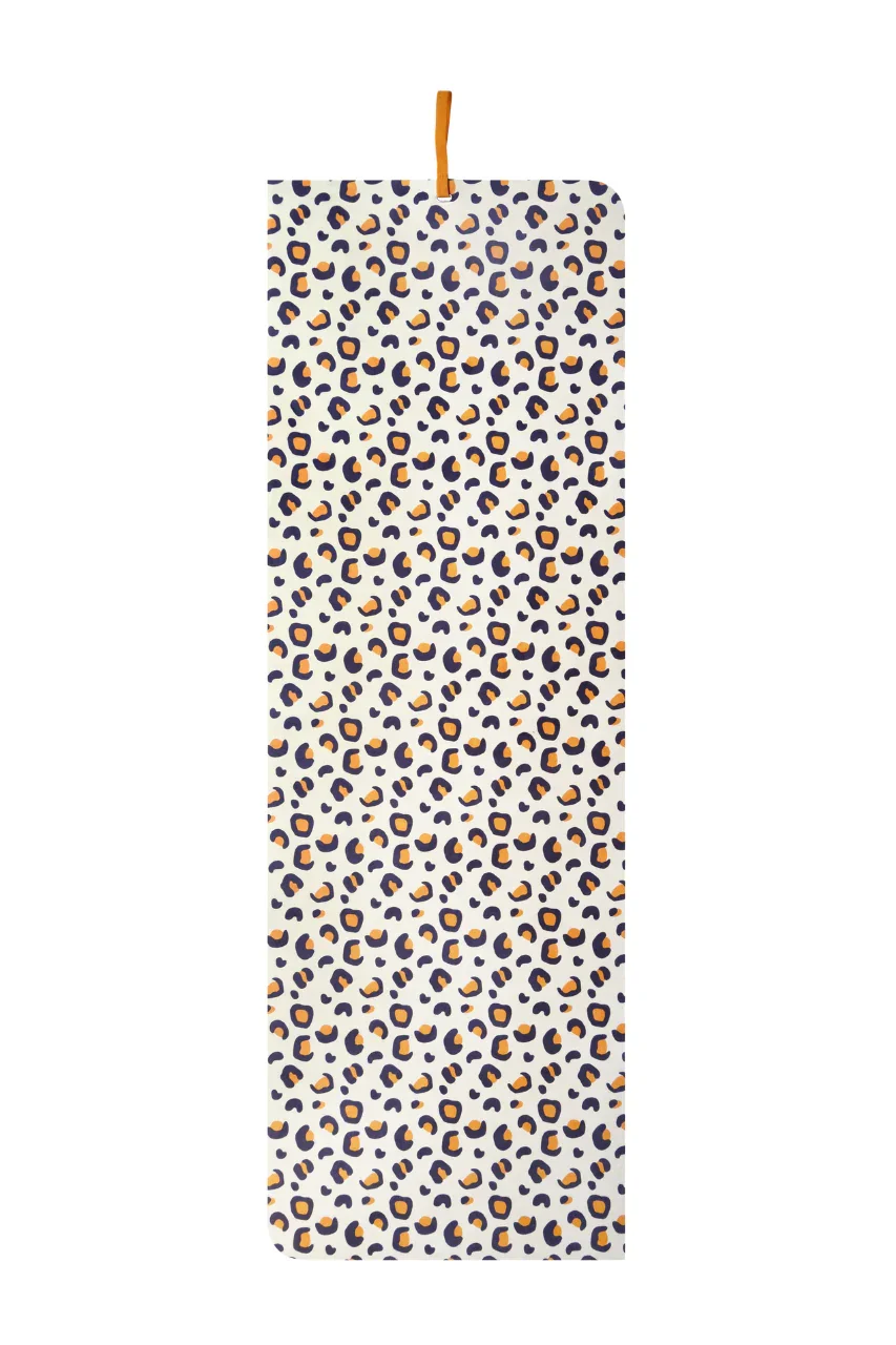 YOGITIER® Yogamatte Leo – rutschfeste Naturkautschuk-Yogamatte mit Mikrofaser-Velours von Cleo&Caesar