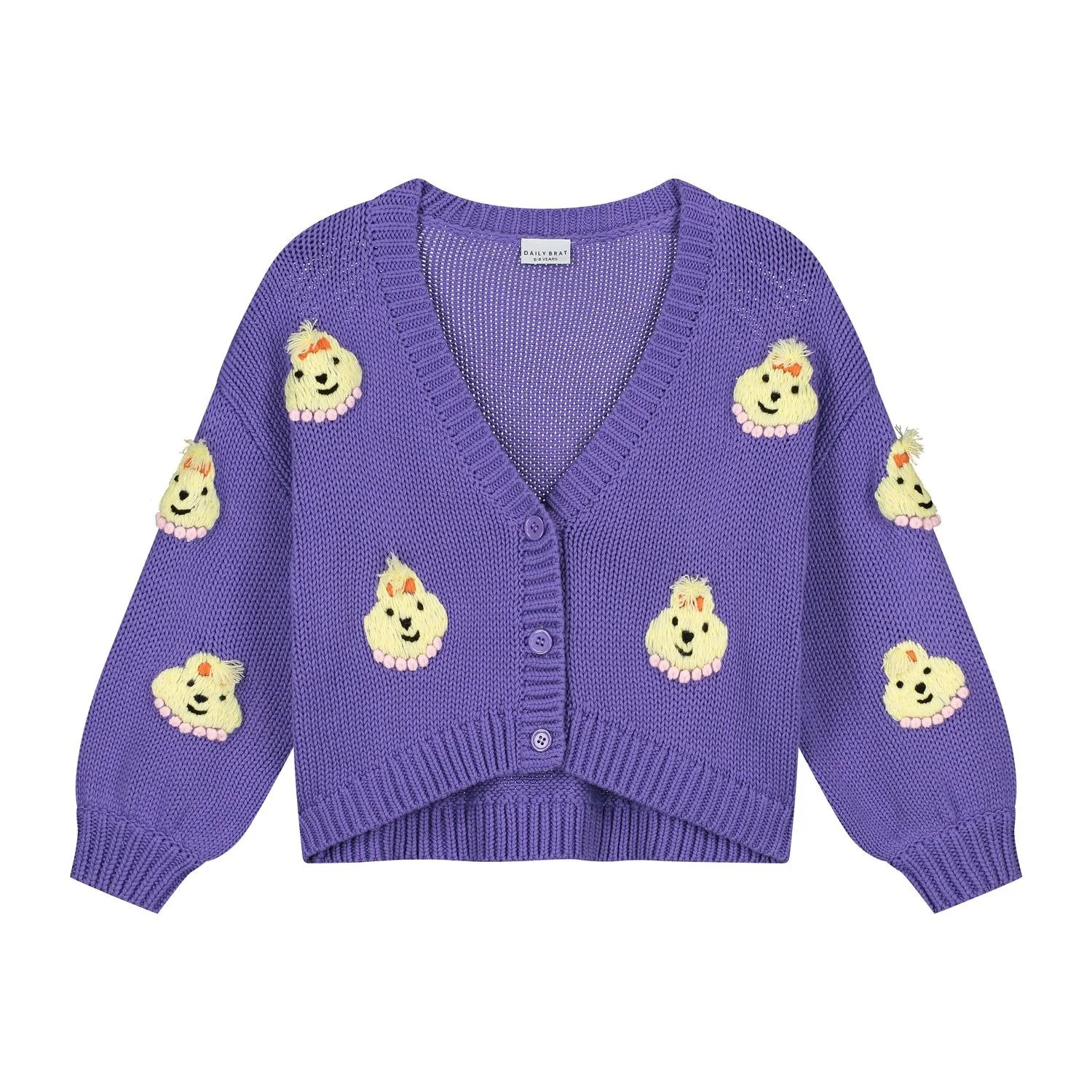 Daily Brat - Cardigan 'Lady Arabella Soft Purple'