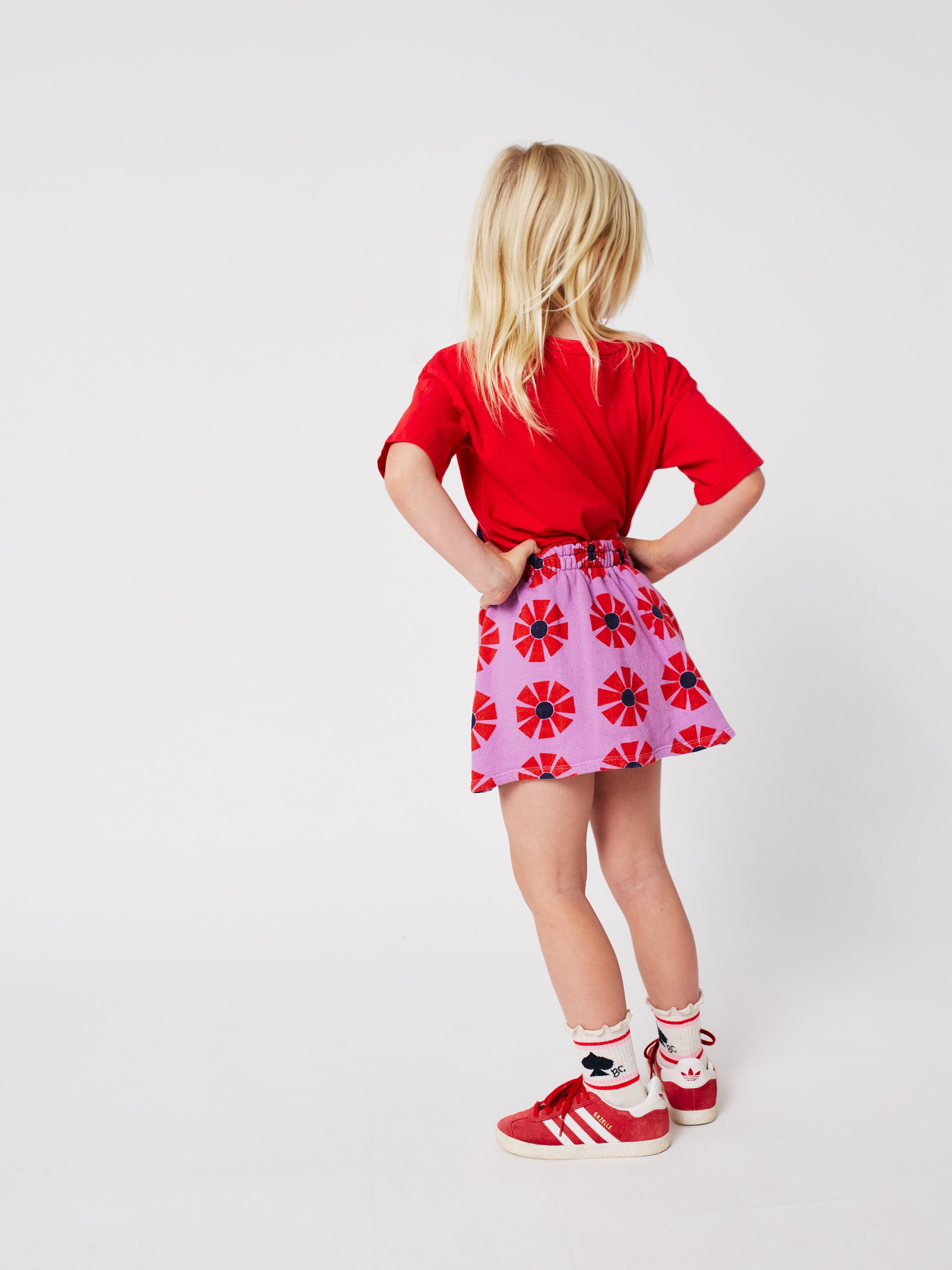 Kaleidoscope All Over Skirt von Bobo Choses - made in Europe - nachhaltige Bio-Baumwolle - sustainable Kidswear - Cleo&Caesar - Kids Concept Store Berlin - Online Shop
