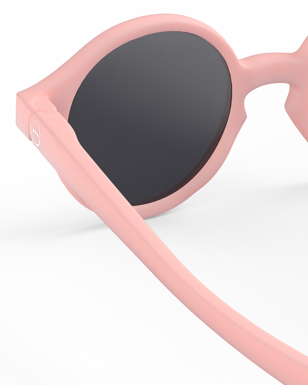 Izipizi Baby-Sonnenbrille #d Pastel Pink Polarized – Pantos-Fassung in kräftigem Rosa matt, 0-3 Jahre, BPA-frei mit Silikonband, bei Cleo&Caesar Kids Concept Store