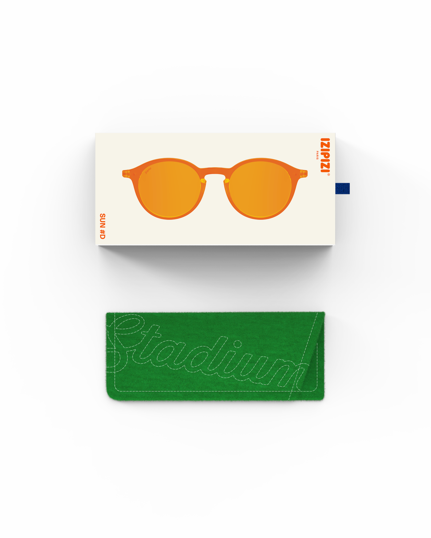 Izipizi Sonnenbrille #D Athletic Purple – Pantos-Fassung in leuchtendem Lila glänzend, biobasiert, Stadium-Kollektion, bei Cleo&Caesar Kids Concept Store