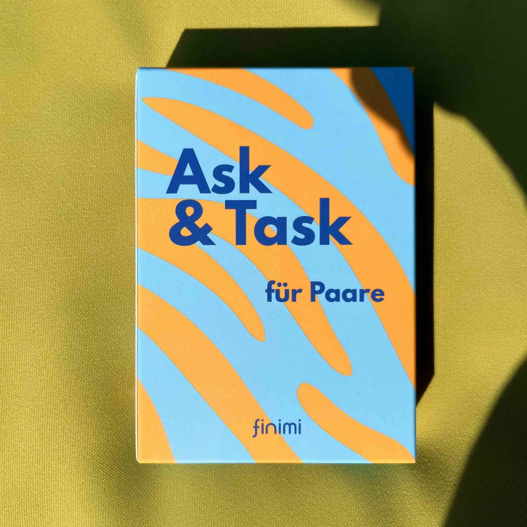Ask & Task Paare Edition – Kartenset mit Fragen und Aufgaben für Paare für mehr Nähe, Gesprächsstoff und Verbundenheit bei Cleo&Caesar Concept Store