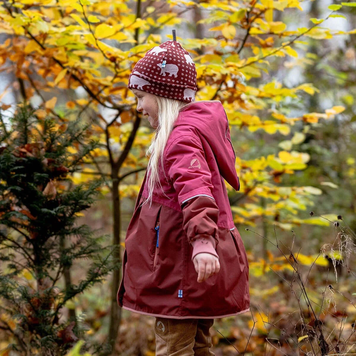 Finkid Aina Mukka Winterjacke für Kinder – wasserfest, winddicht und wärmeisolierend. Nachhaltige Kindermode bei Cleo&Caesar, Kids Concept Store Berlin – jetzt online entdecken.