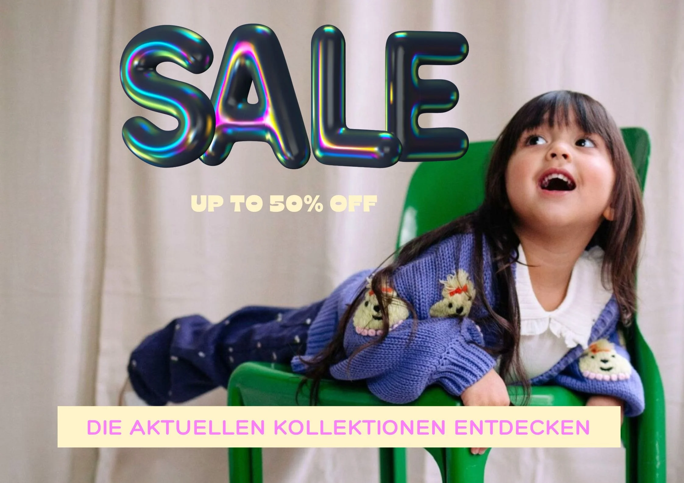 Marken wie Konges Sløjd, Mini Rodini, Bobo Choses im Winter sale im Kids Concept Store Cleo&Caesar. Entdecke farbenfrohe Kindermode die Spaß macht