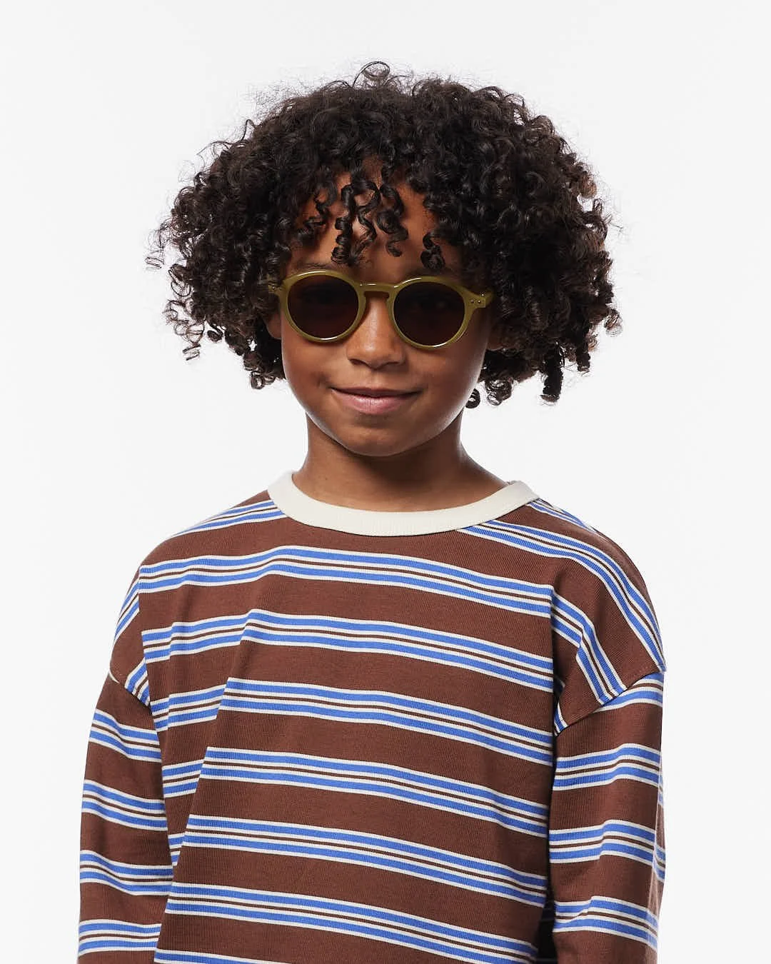 Izipizi Kinder-Sonnenbrille #d Olive Polarized – Pantos-Fassung in Olive, 3-7 Jahre Jahre, bei Cleo&Caesar Kids Concept Store