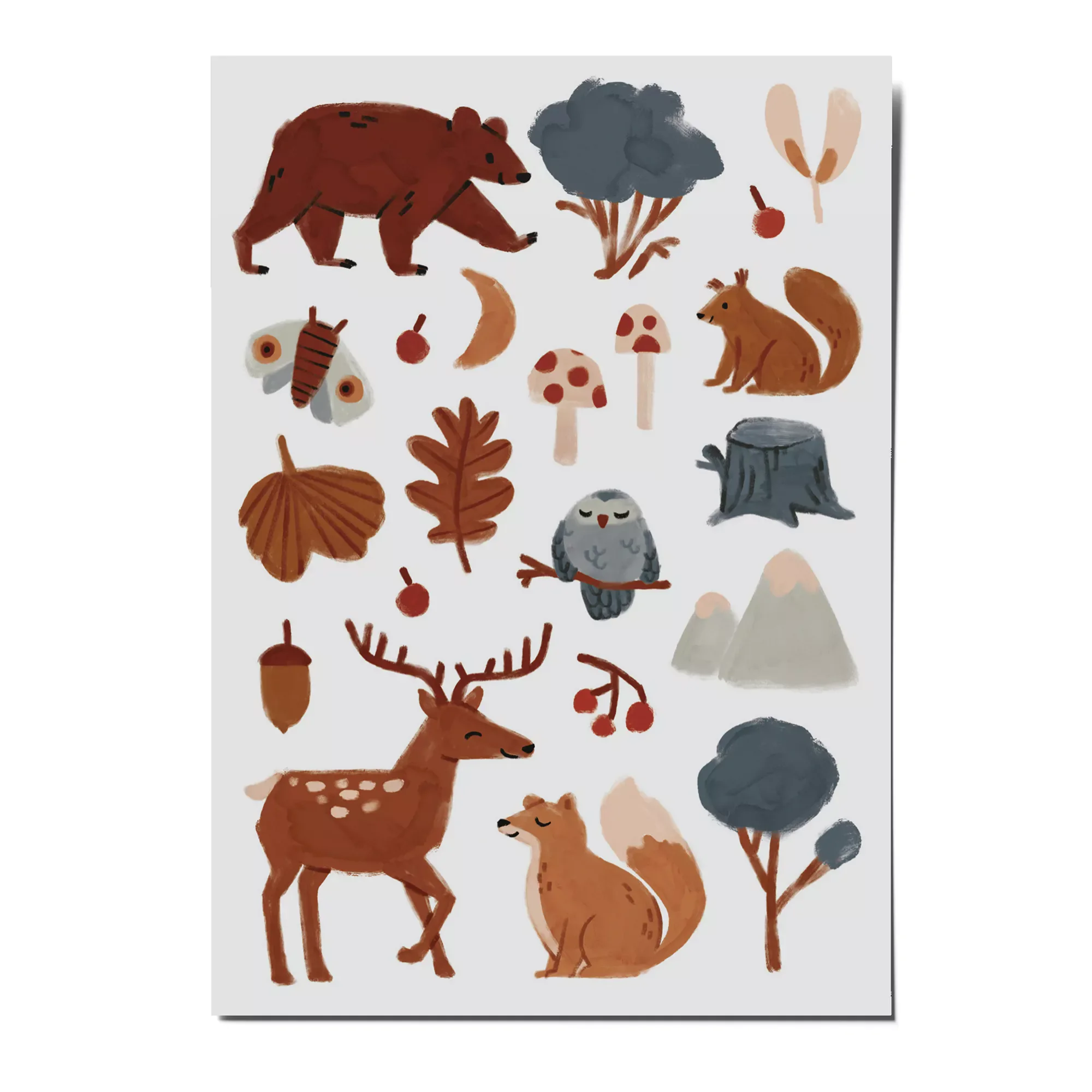 nuukk – Kindertattoos 'Waldtiere'