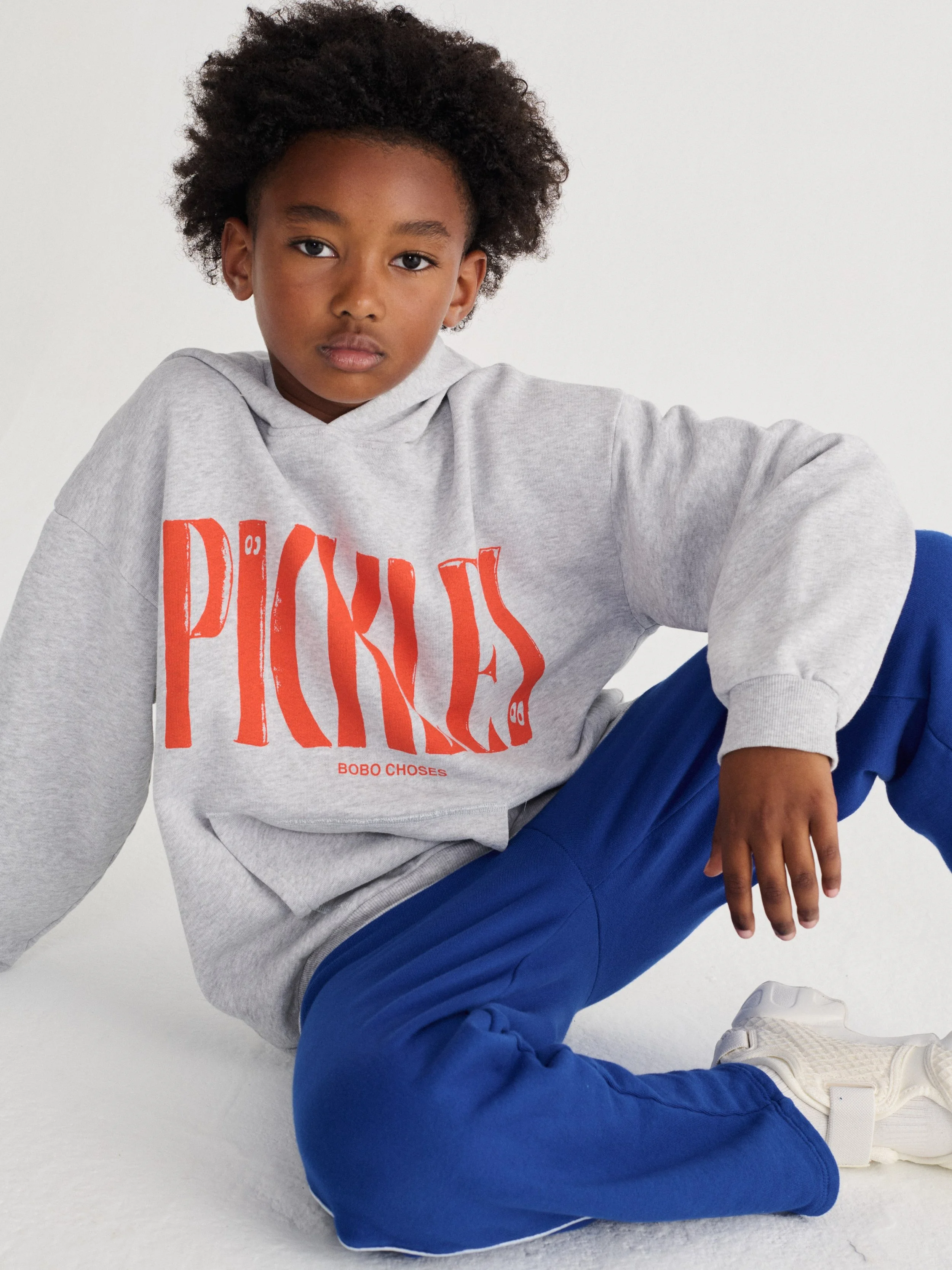 Bobo Choses Hoodie Spicy Pickles mit kreativem Design – hochwertige, nachhaltige Kindermode aus Spanien für kleine Entdecker im Kids Concept Store bei Cleo&Caesar