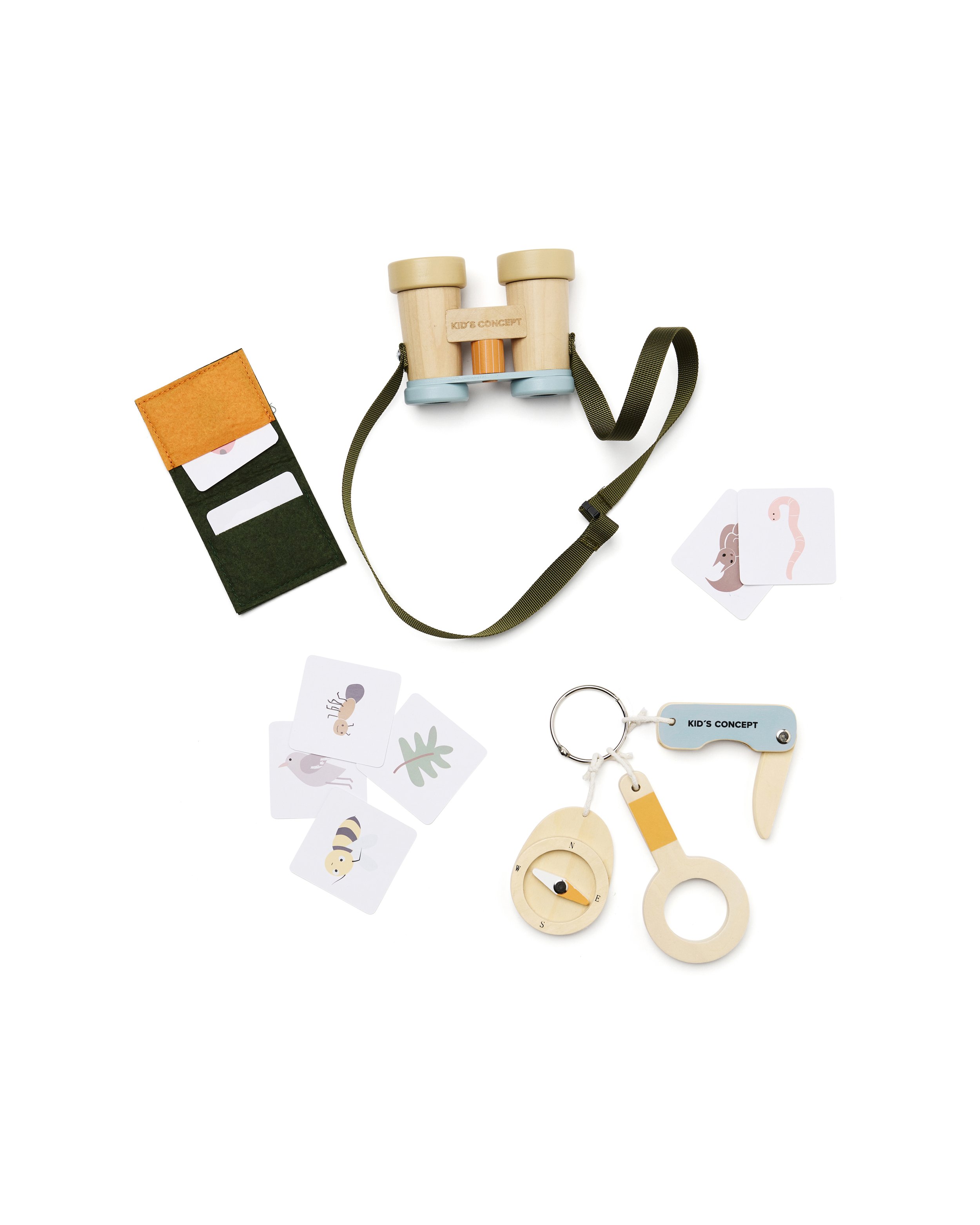 Kids Concept Naturforscherset aus Holz und Acryl – kompaktes Entdeckerset für Kinder ab 3 Jahren im Concept Store Cleo&Caesar