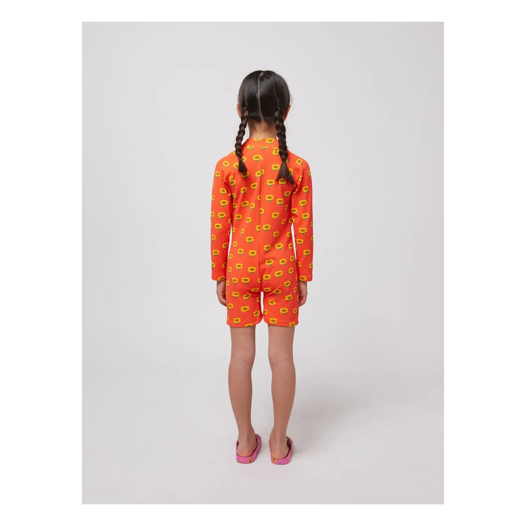 Bobo Choses Badeanzug Flower All Over – nachhaltiger, bunter Swim Onesie aus recyceltem Polyamid bei Cleo&Caesar