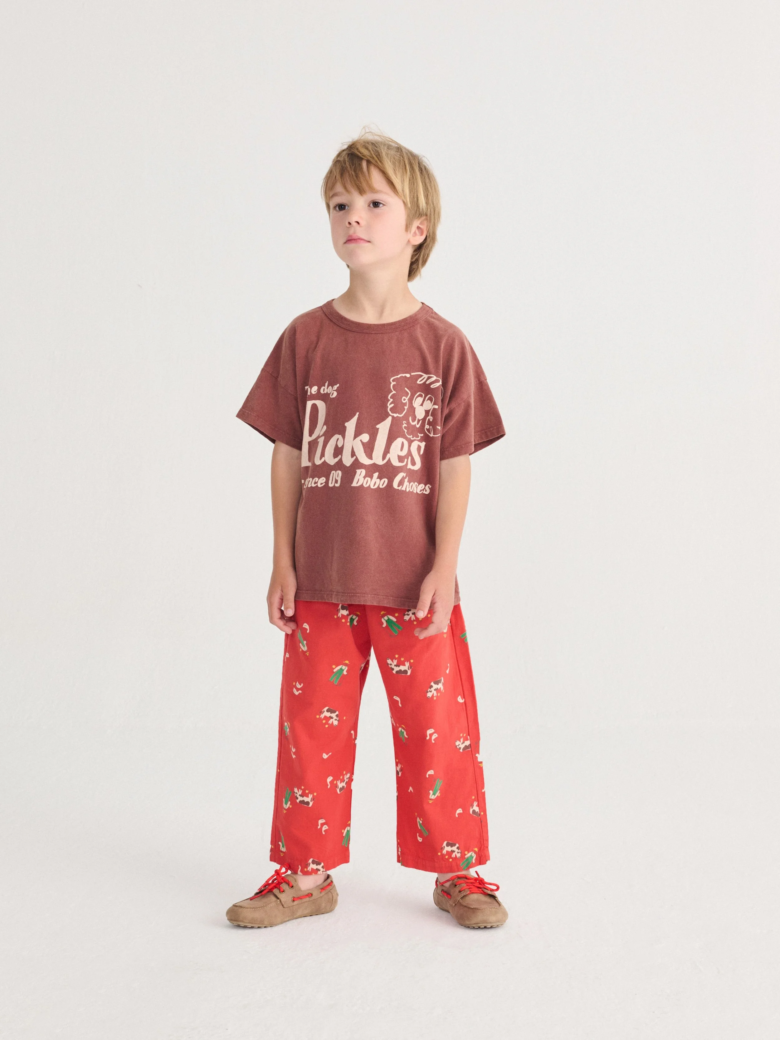 Bobo Choses Pants Farm Adventure mit kreativem Design – hochwertige, nachhaltige Kindermode aus Spanien für kleine Entdecker im Kids Concept Store bei Cleo&Caesar