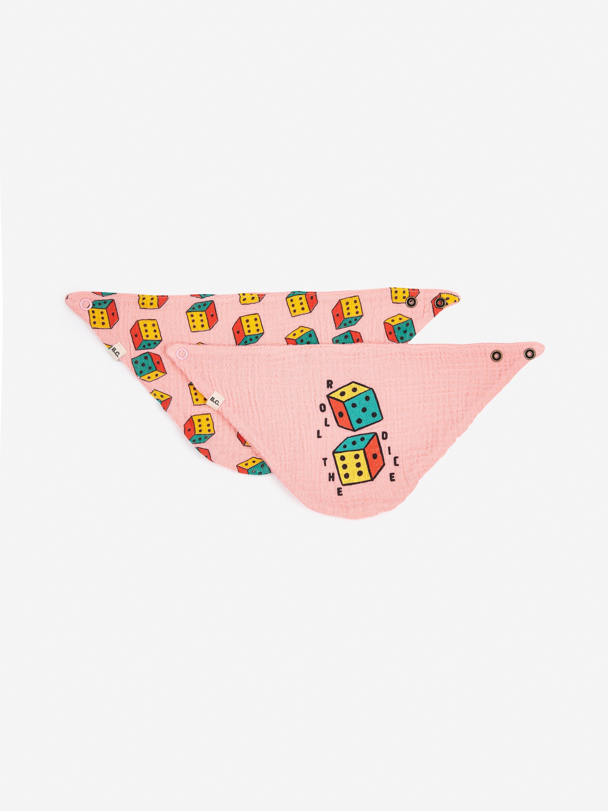 Roll The Dice Bib Set von Bobo Choses - made in Europe - nachhaltige Bio-Baumwolle - sustainable Kidswear - Cleo&Caesar - Kids Concept Store Berlin - Online Shop