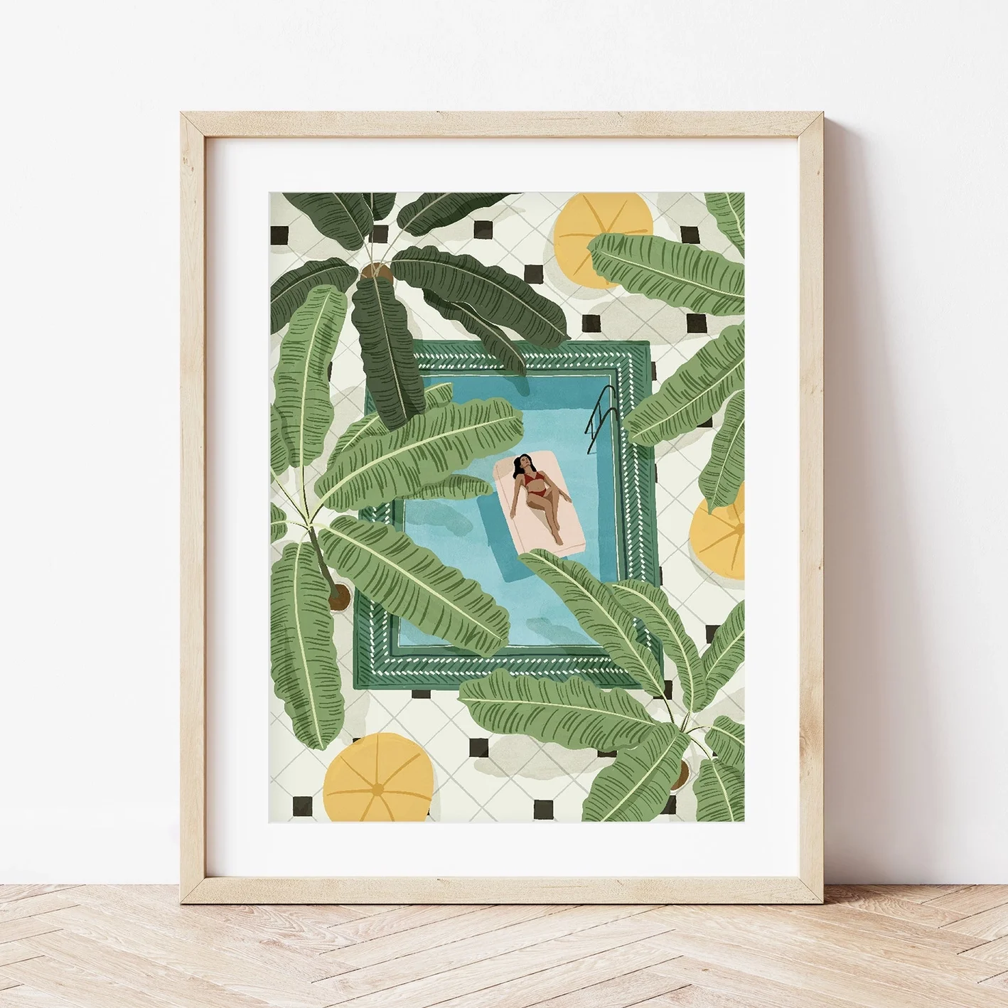 La Petite Épicerie Malen nach Zahlen Tagträumen – Illustration von Nora Dong, Komplettset mit Pinseln und Farben, Made in France, bei Cleo&Caesar