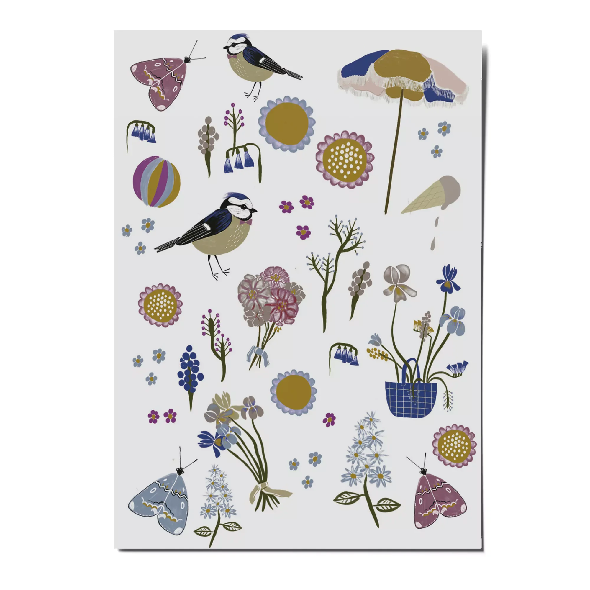 nuukk – Kindertattoos 'Blumenstrauß'