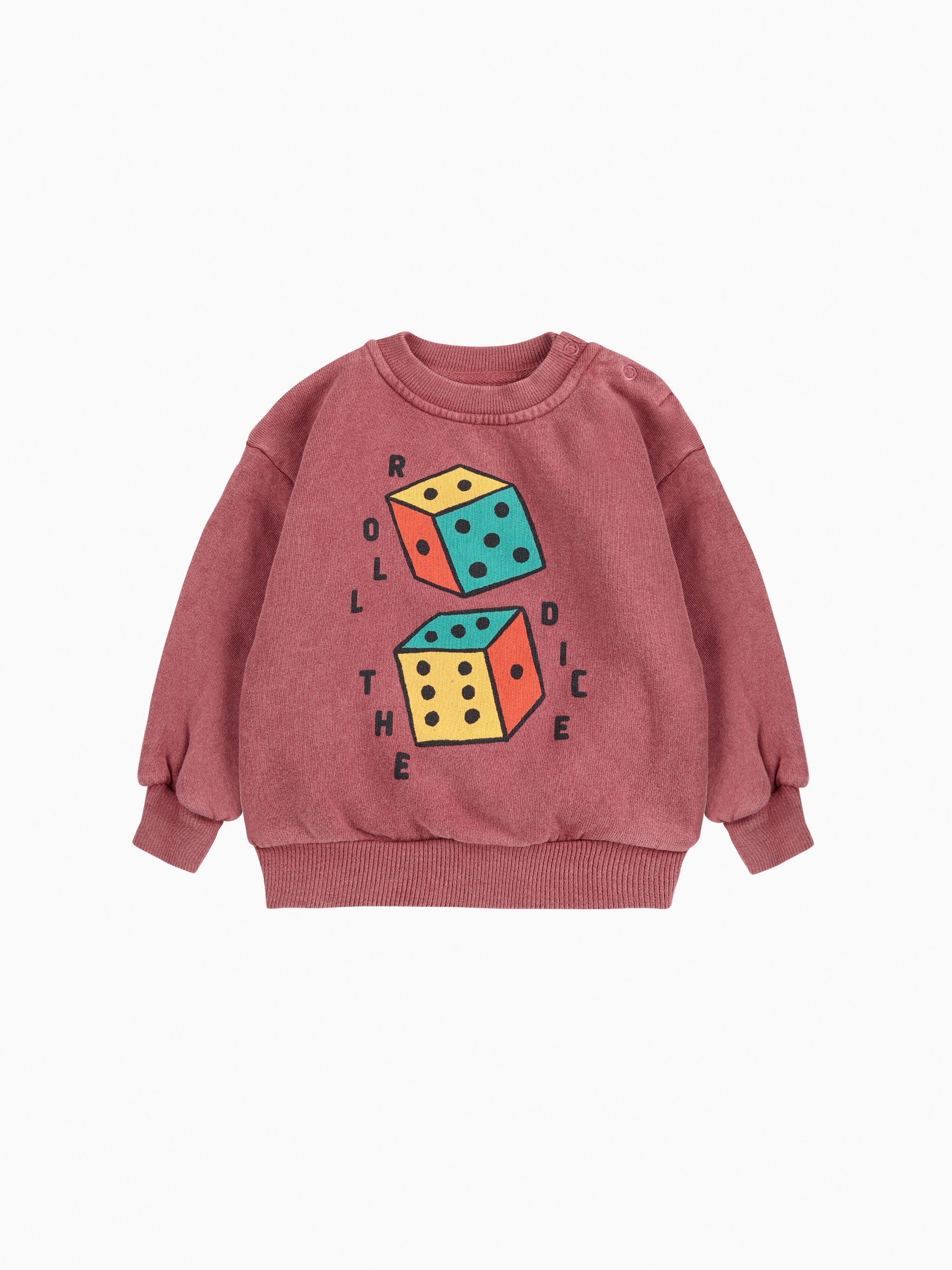 Baby Pullover Roll The Dice von Bobo Choses - made in Europe - nachhaltige Bio-Baumwolle - sustainable Kidswear - Cleo&Caesar - Kids Concept Store Berlin - Online Shop