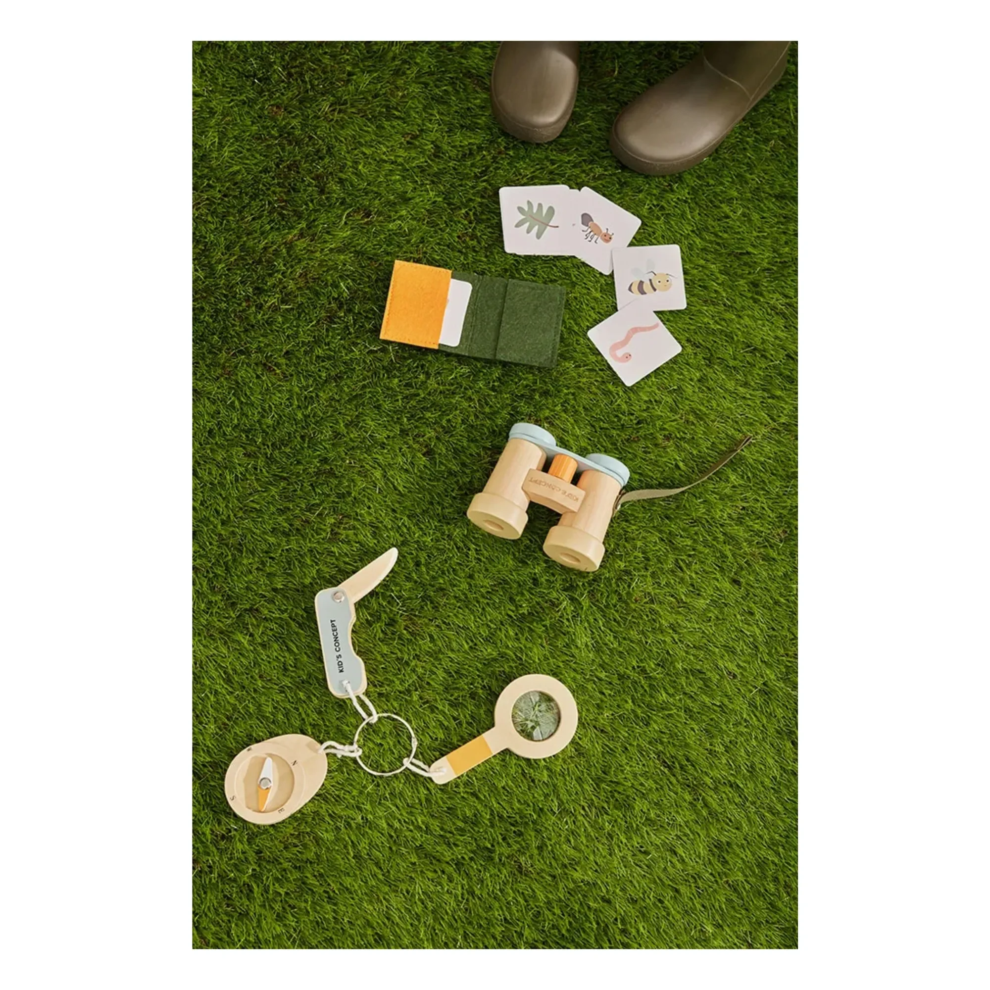 Kids Concept Naturforscherset aus Holz und Acryl – kompaktes Entdeckerset für Kinder ab 3 Jahren im Concept Store Cleo&Caesar