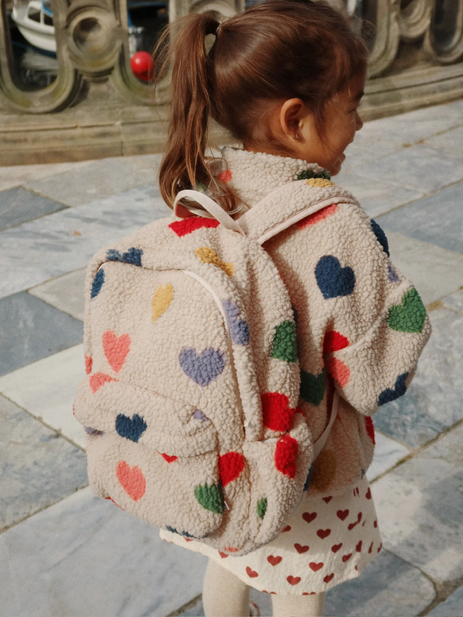 Jody Teddy Jacke Bon coeur Colore für Kinder von Konges Sløjd - nachhaltig - sustainable Kinderkleidung - Cleo&Caesar - Kids Concept Store Berlin - Online Shop Deutschland