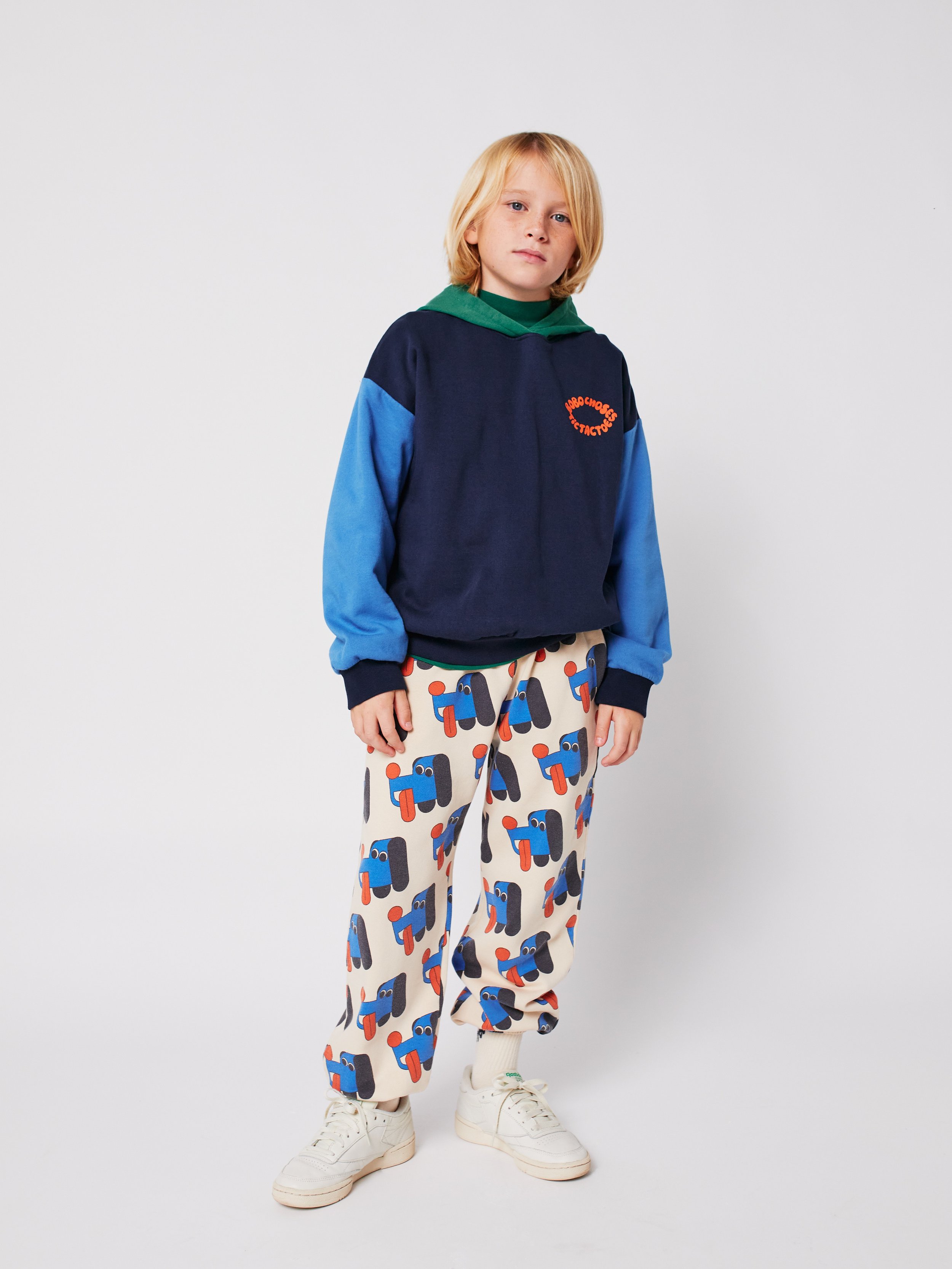 Hoodie Tic Tac Toe von Bobo Choses - made in Europe - nachhaltige Bio-Baumwolle - sustainable Kidswear - Cleo&Caesar - Kids Concept Store Berlin - Online Shop