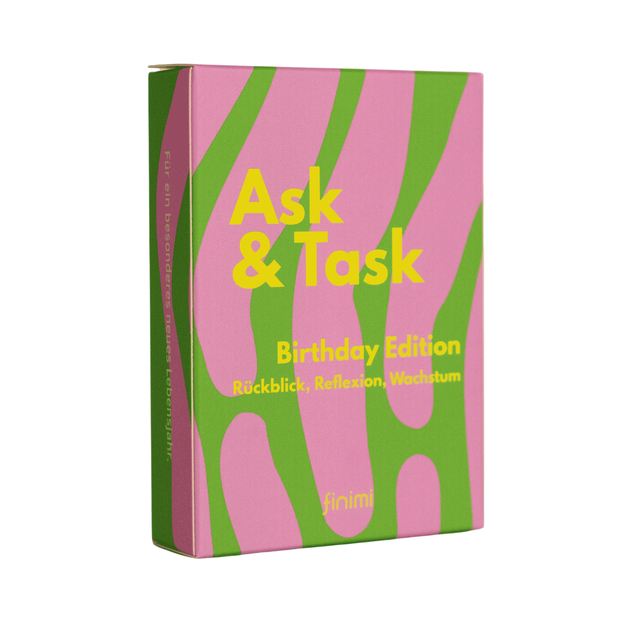 finimi Birthday Edition Kartenset mit Fragen & Aufgaben zur Reflexion und Ausrichtung für das neue Lebensjahr bei Cleo&Caesar Concept Store