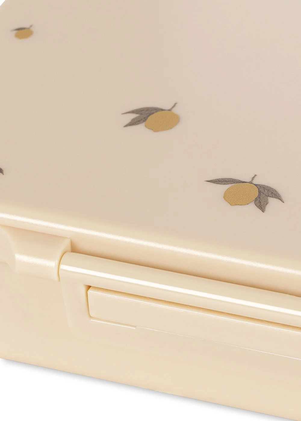 Lunchbox mit Lemon-Print und vier Fächern – auslaufsicher, robust und ideal für Kindergarten und Schule. bei Cleo&Caesar Concept Store