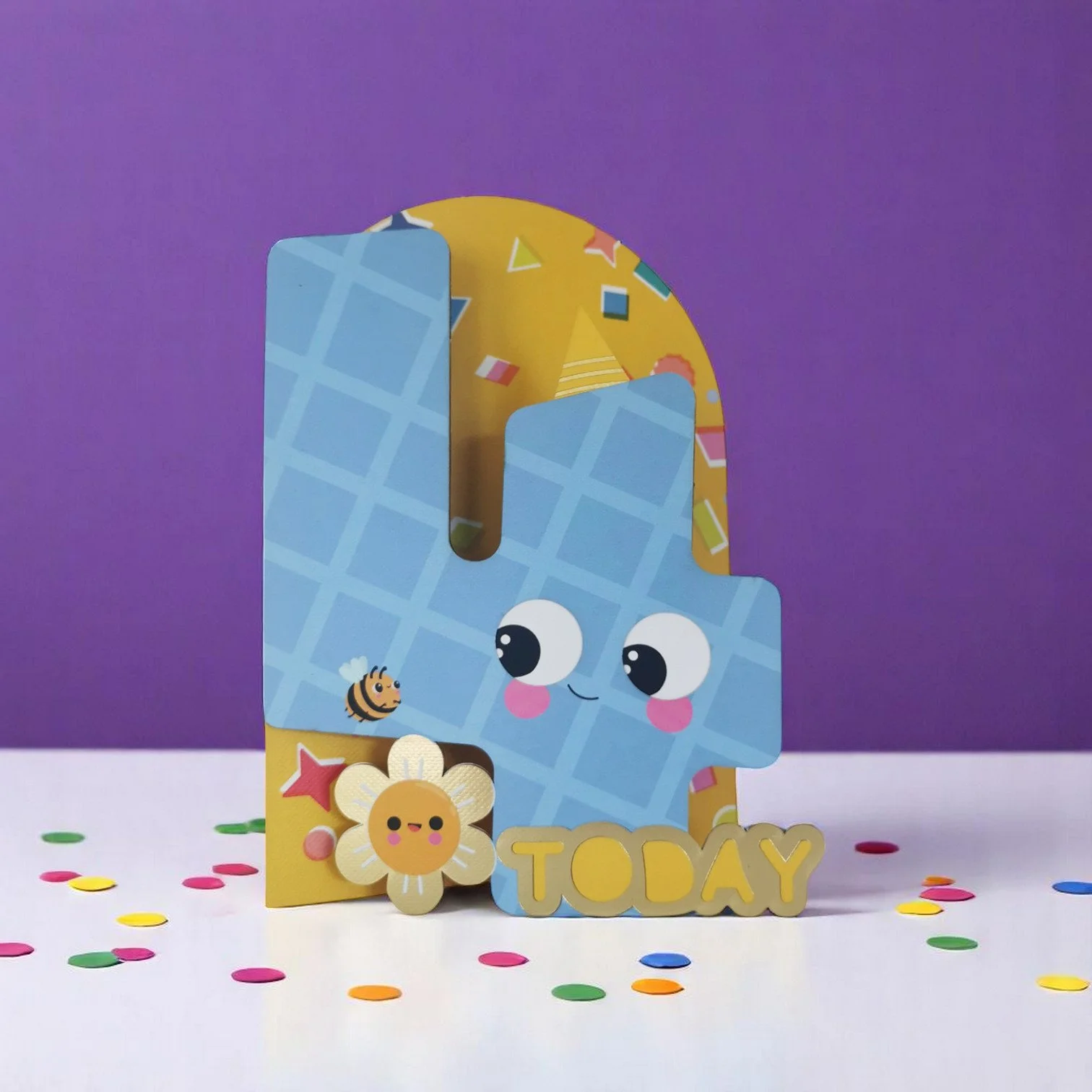 Alljoy Wackelkarte – charmante Grußkarte mit interaktiven wackelnden Teilen, hergestellt in Irland, bei Cleo&Caesar Kids Concept Store
