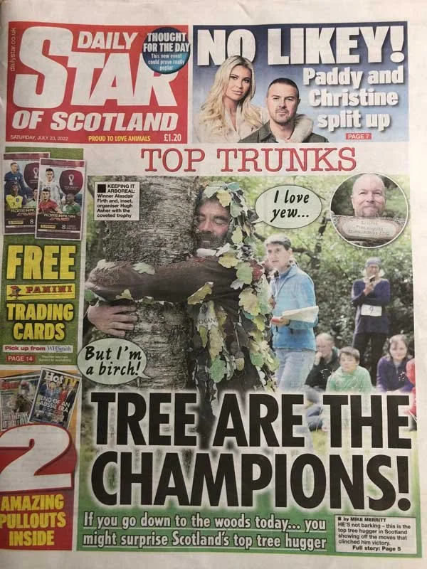 Front Page of The Daily Star newspaper