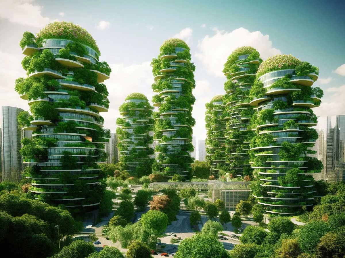 Futuristic Biophilic Buildings