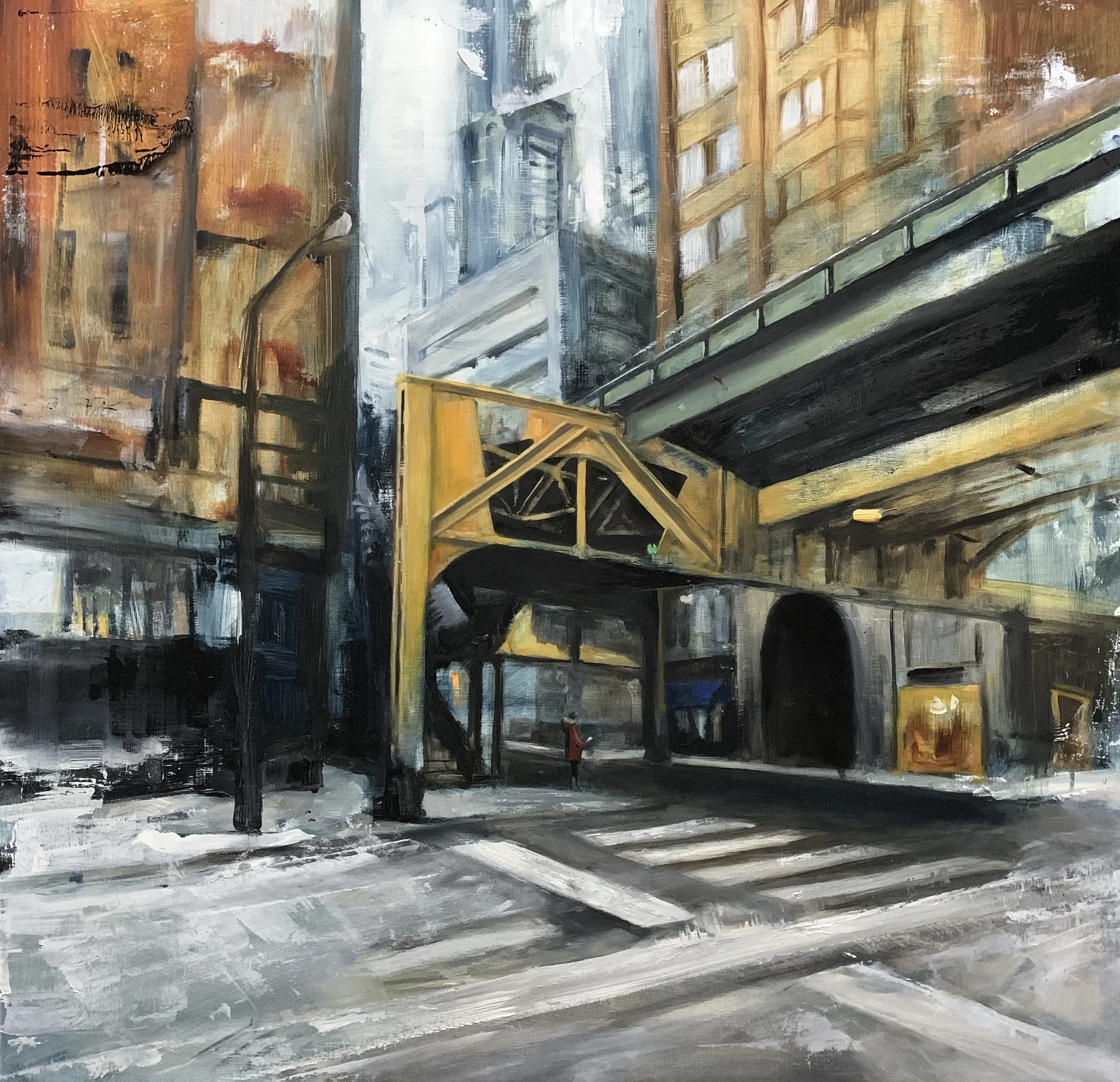 Chicago 
24"x24" Oil on Panel