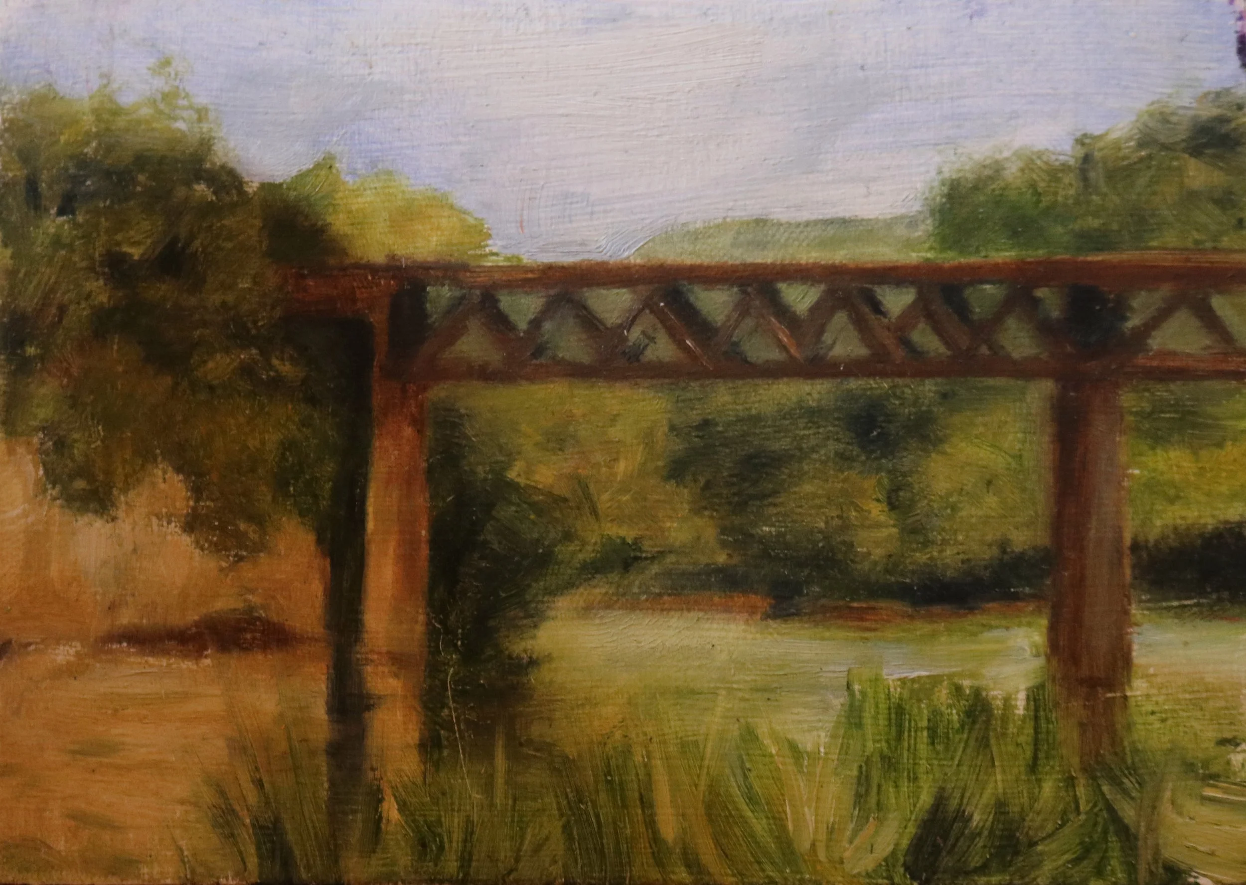 Train Tracks in Radford
5"x4" Oil on Panel