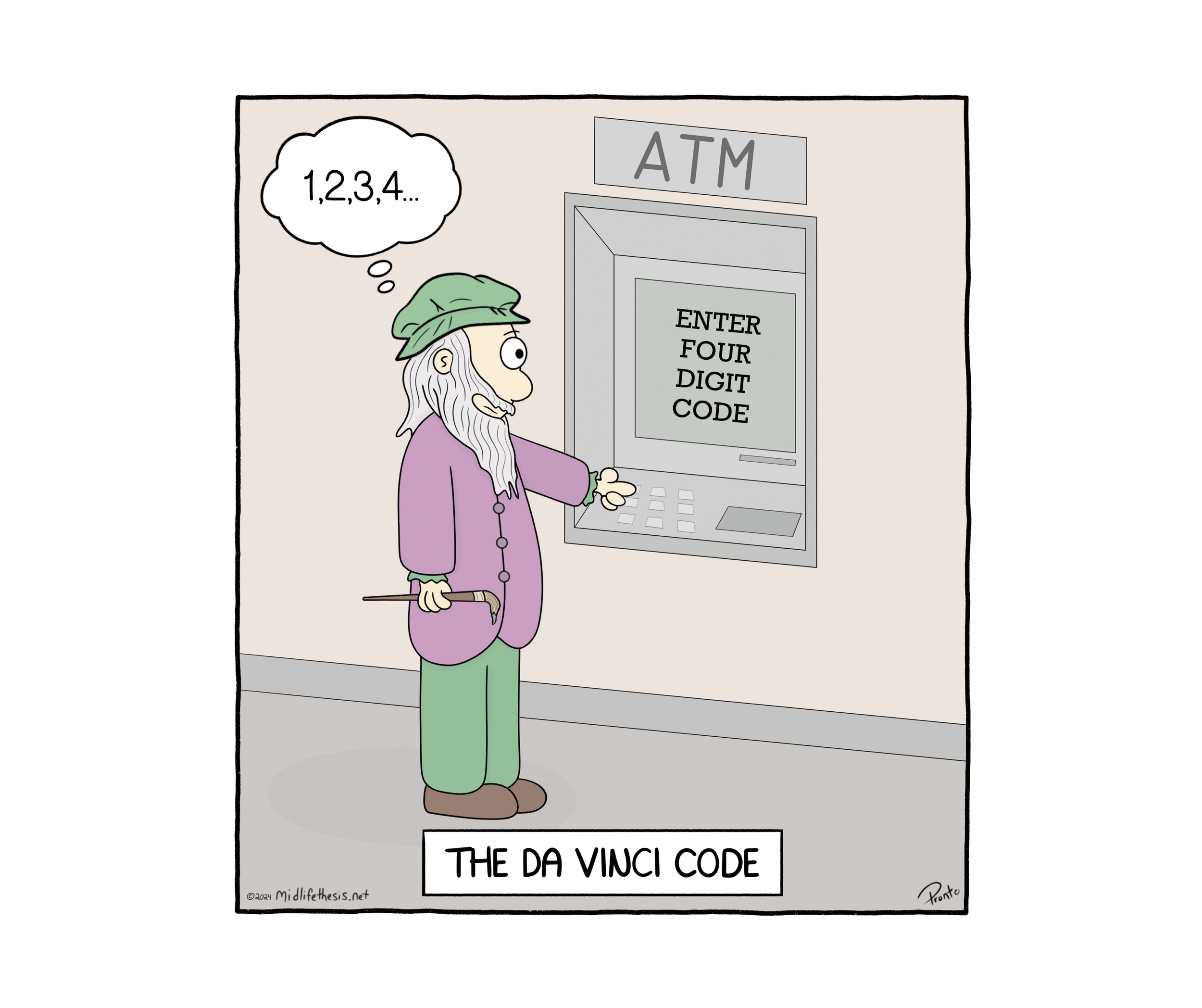 Please Enter Da Code…            #instagramcomic #comicstrips #cartoonstrip #instagramcartoon #webtoons #webcomics #funny #funnycomic #cartoon #cartoons #comicstrip #midlifethesis #midlifethesiscartoons #cartoonart #gagcomics #singlepanel