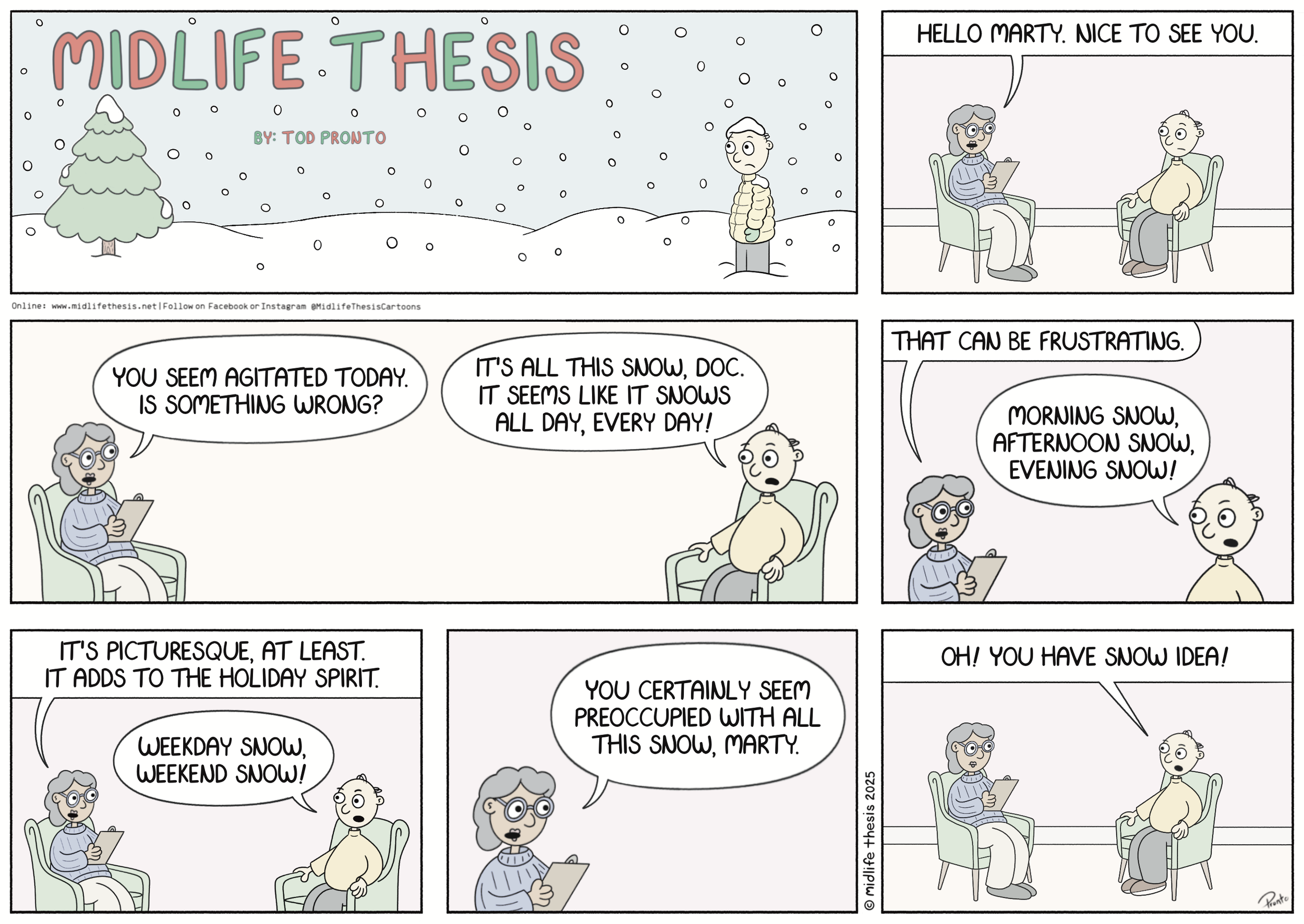      

 
   And it doesn't show signs of stopping…             #instagramcartoon #webtoons #webcomics #funny #funnycomic #cartoon #cartoons #comicstrip #midlifethesis #midlifethesiscartoons #cartoonart #gagcomics #FunnyCartoons #sundaystrip #sundayfu