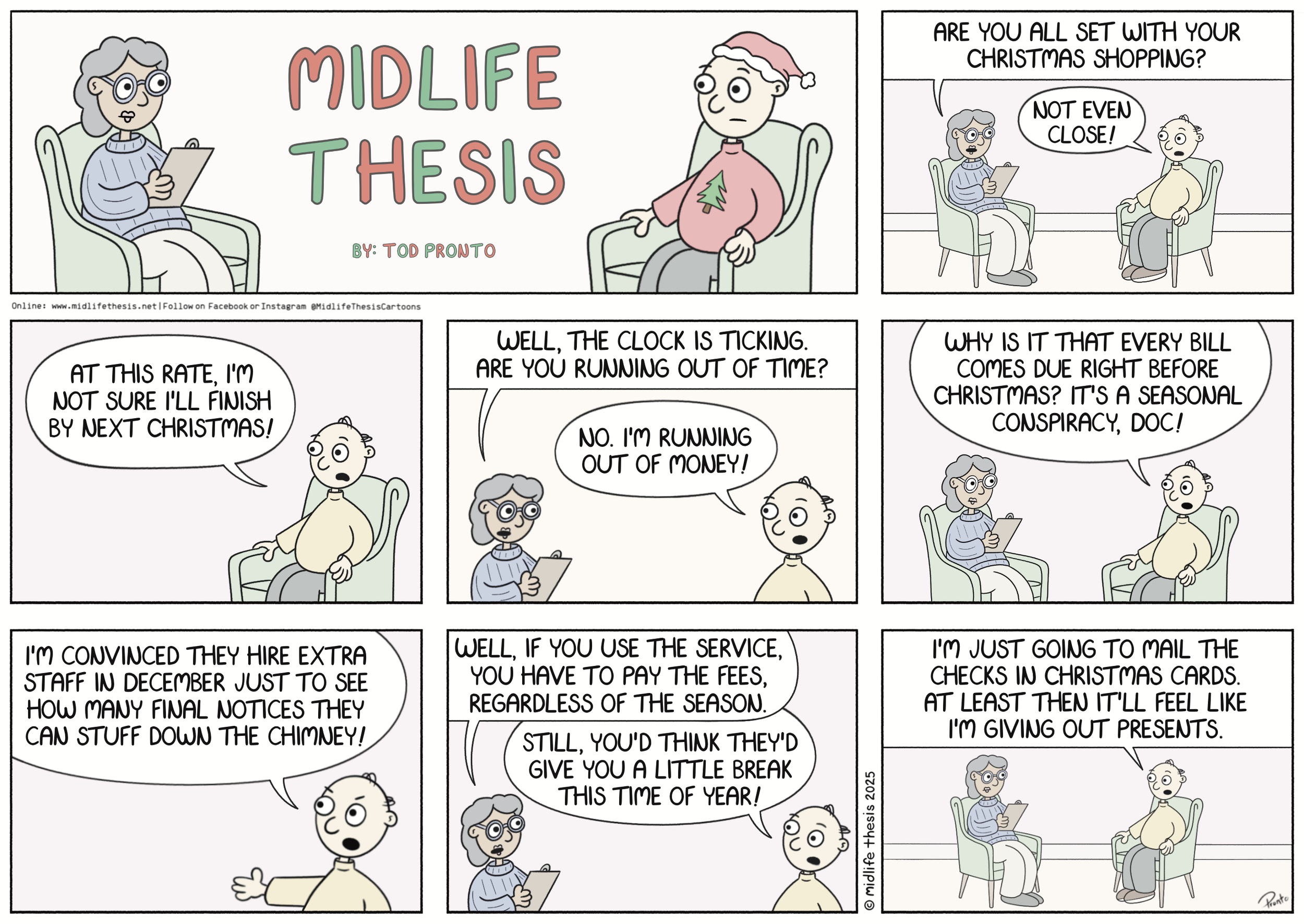      

 
   It's beginning to cost a lot like Christmas…             #instagramcartoon #webtoons #webcomics #funny #funnycomic #cartoon #cartoons #comicstrip #midlifethesis #midlifethesiscartoons #cartoonart #gagcomics #FunnyCartoons #sundaystrip #su