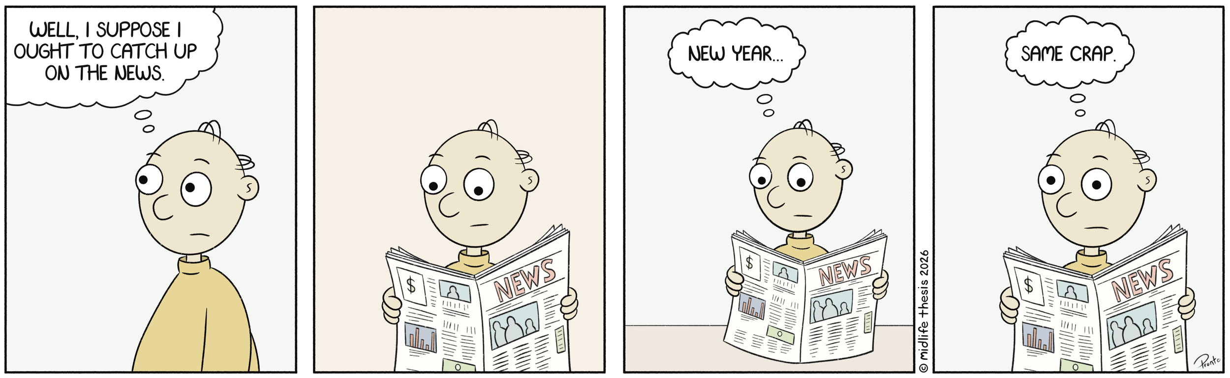      

 
   No news is good news?             #instagramcartoon #webtoons #webcomics #funny #funnycomic #cartoon #cartoons #comicstrip #midlifethesis #midlifethesiscartoons #cartoonart #gagcomics #FunnyCartoons #marty  
 




















  
  


