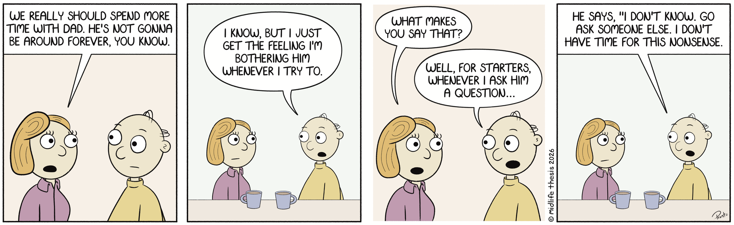      

 
   Oooof…             #instagramcartoon #webtoons #webcomics #funny #funnycomic #cartoon #cartoons #comicstrip #midlifethesis #midlifethesiscartoons #cartoonart #gagcomics #FunnyCartoons #marty  
 




















  
  



     