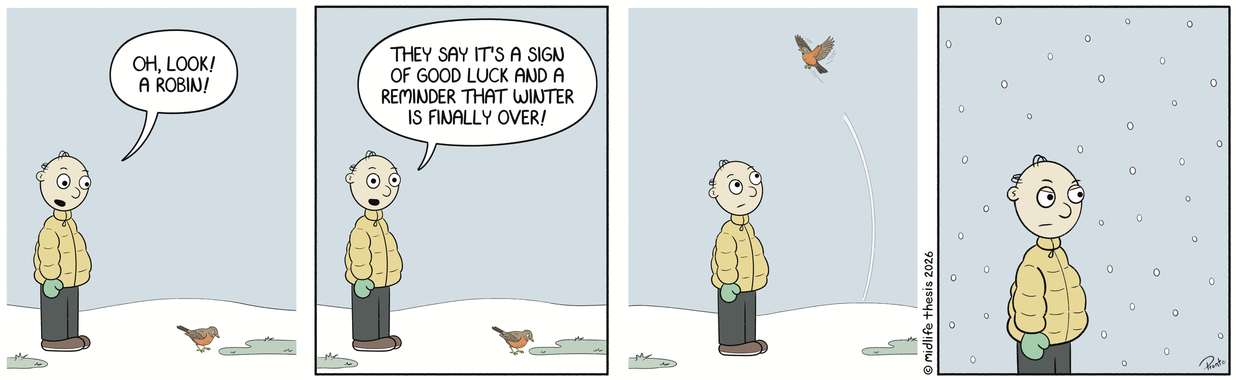      

 
   Spring is just around the corner...             #instagramcartoon #webtoons #webcomics #funny #funnycomic #cartoon #cartoons #comicstrip #midlifethesis #midlifethesiscartoons #cartoonart #gagcomics #FunnyCartoons #marty #spring #firstrobi