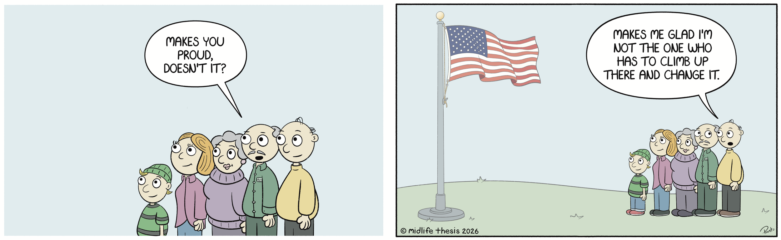      

 
   Happy 4th of July! 🎆             #instagramcartoon #webtoons #webcomics #funny #funnycomic #cartoon #cartoons #comicstrip #midlifethesis #midlifethesiscartoons #cartoonart #gagcomics #FunnyCartoons #marty #martyandleo #4thofjuly  
 




