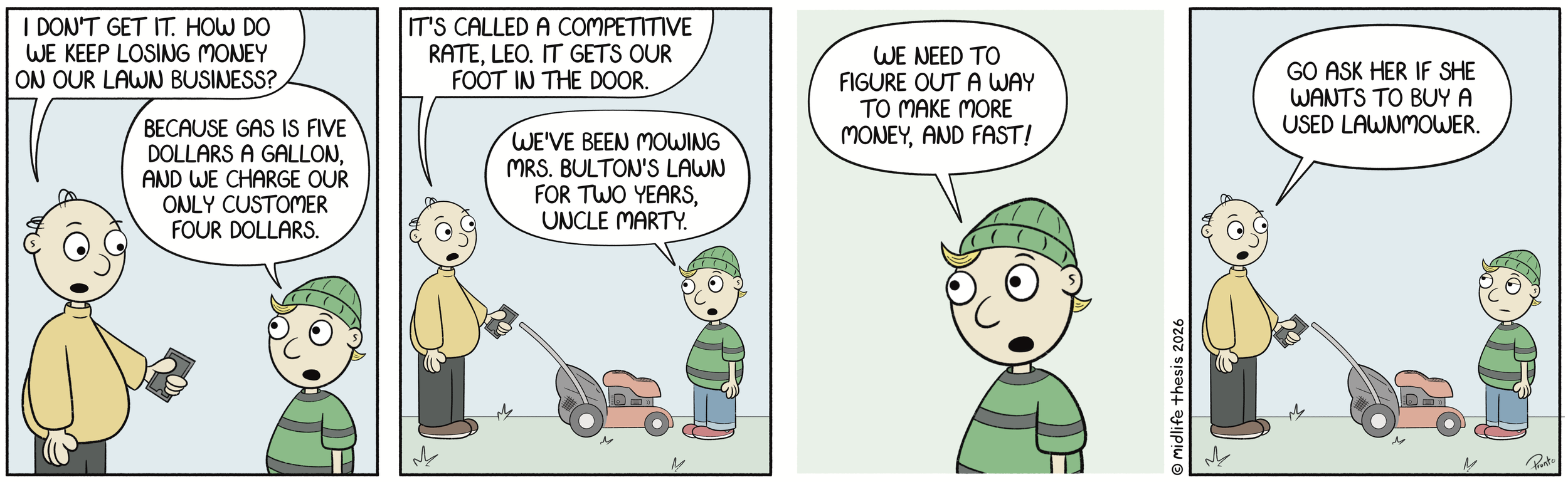      

 
   Crush the competition…             #instagramcartoon #webtoons #webcomics #funny #funnycomic #cartoon #cartoons #comicstrip #midlifethesis #midlifethesiscartoons #cartoonart #gagcomics #FunnyCartoons #marty #martyandleo  
 














