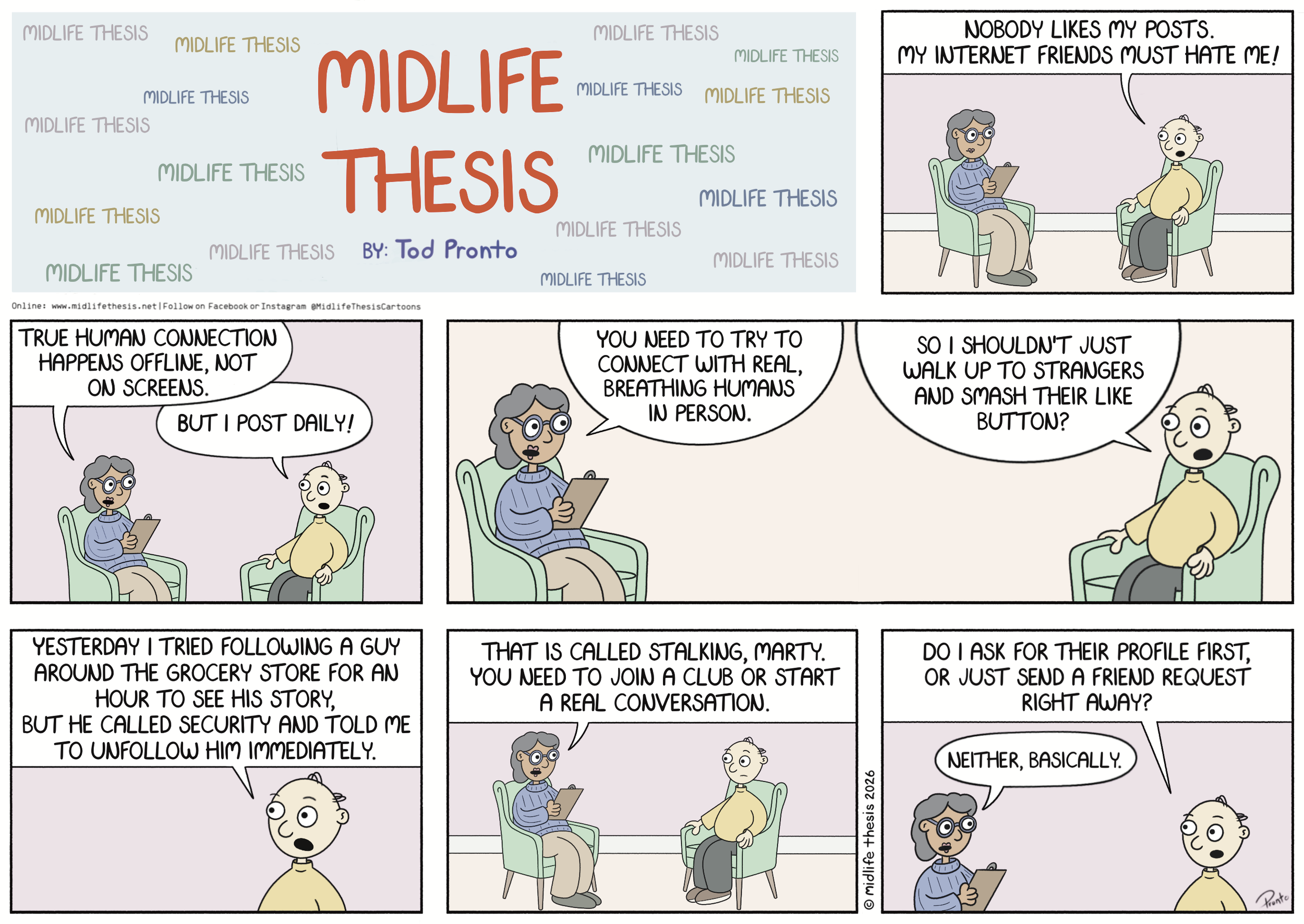      

 
   Give that like button a tap! 😂             #instagramcartoon #webtoons #webcomics #funny #funnycomic #cartoon #cartoons #comicstrip #midlifethesis #midlifethesiscartoons #cartoonart #gagcomics #FunnyCartoons #sundaystrip #sundayfunnies #