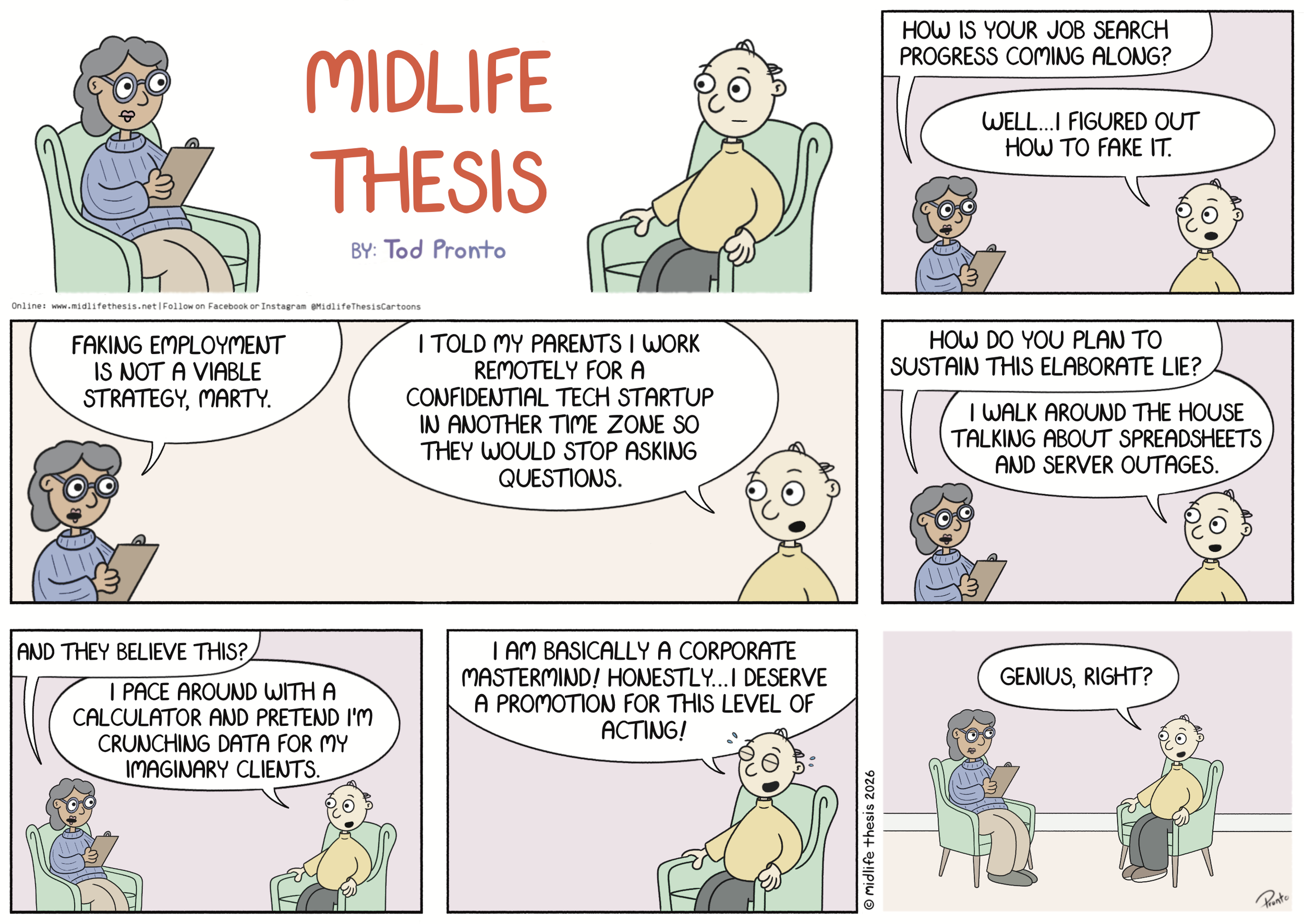      

 
   Genius!  .  .  .  .  .  #instagramcartoon #webtoons #webcomics #funny #funnycomic #cartoon #cartoons #comicstrip #midlifethesis #midlifethesiscartoons #cartoonart #gagcomics #FunnyCartoons #sundaystrip #sundayfunnies #marty 
 












