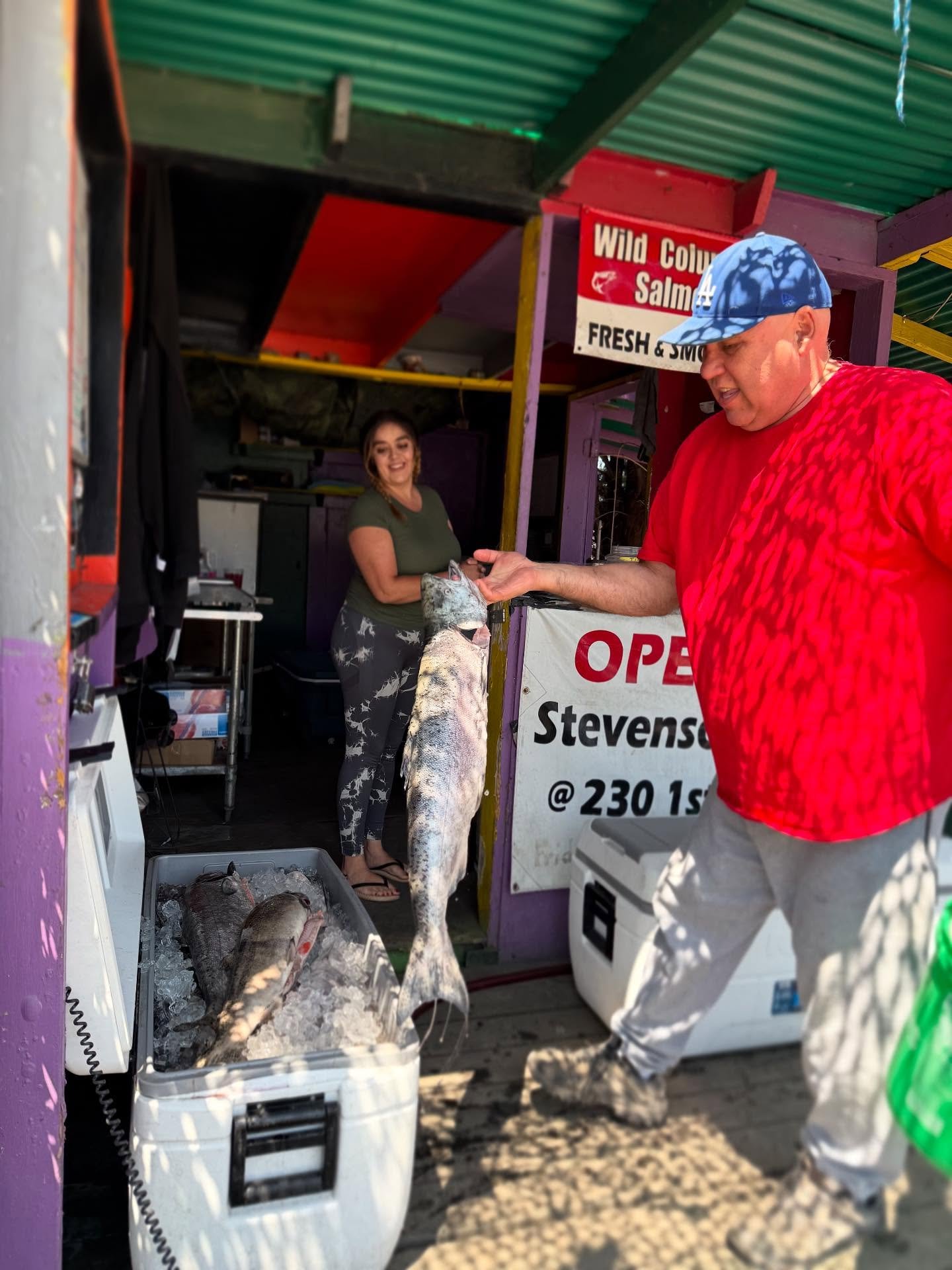 Looking for fresh Wild Columbia Salmon? Look no further - Doug is back!
 
Right next door to us at Treebird this crew has been providing local, native caught wild Columbia salmon since long before we were here.

Stop by for a fresh cut or stay and ch