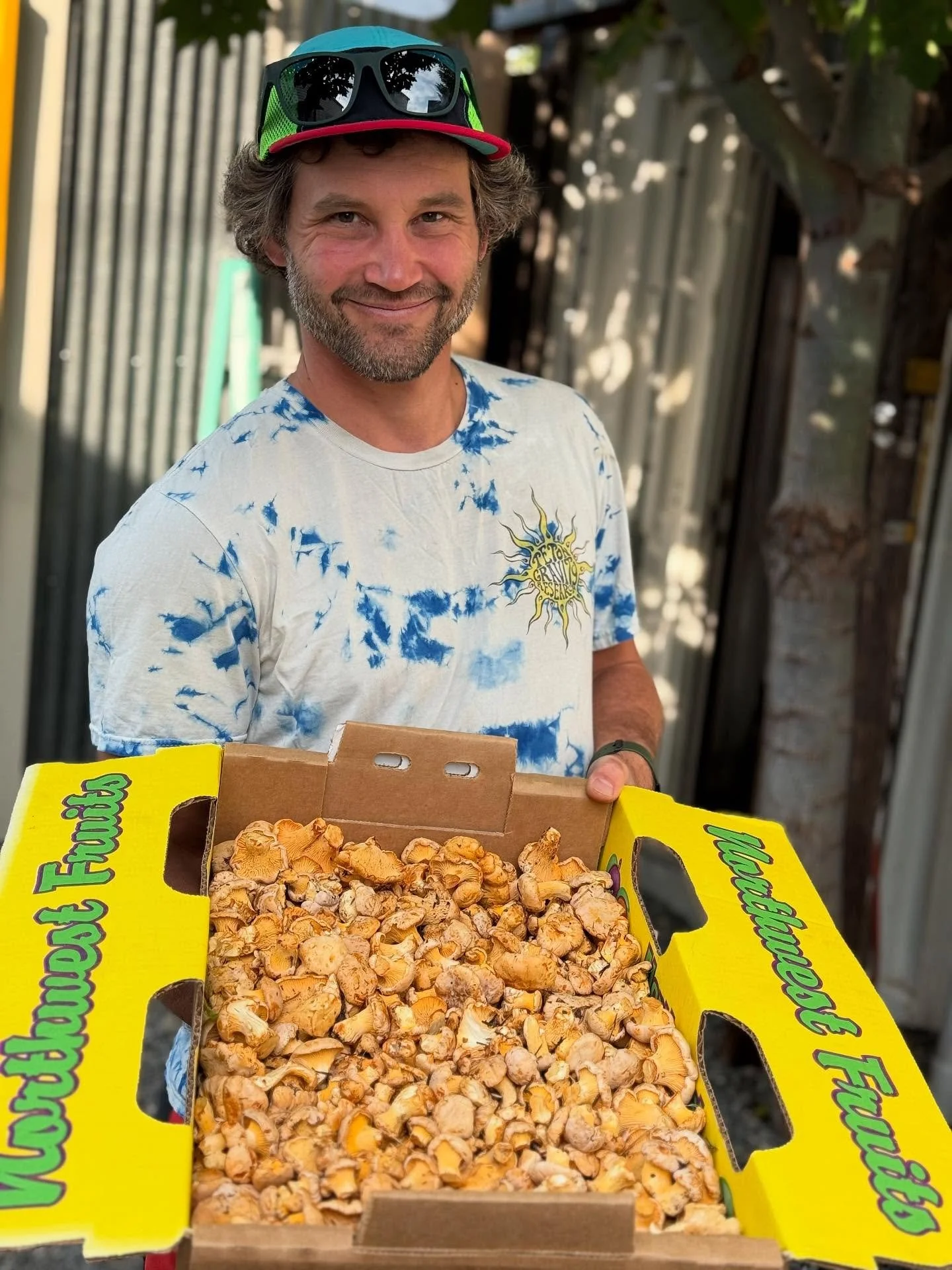Fresh wild foraged local chanterelles just dropped by the one and only @foragefarmferment - stop by and get em while they last for your weekend meals!
