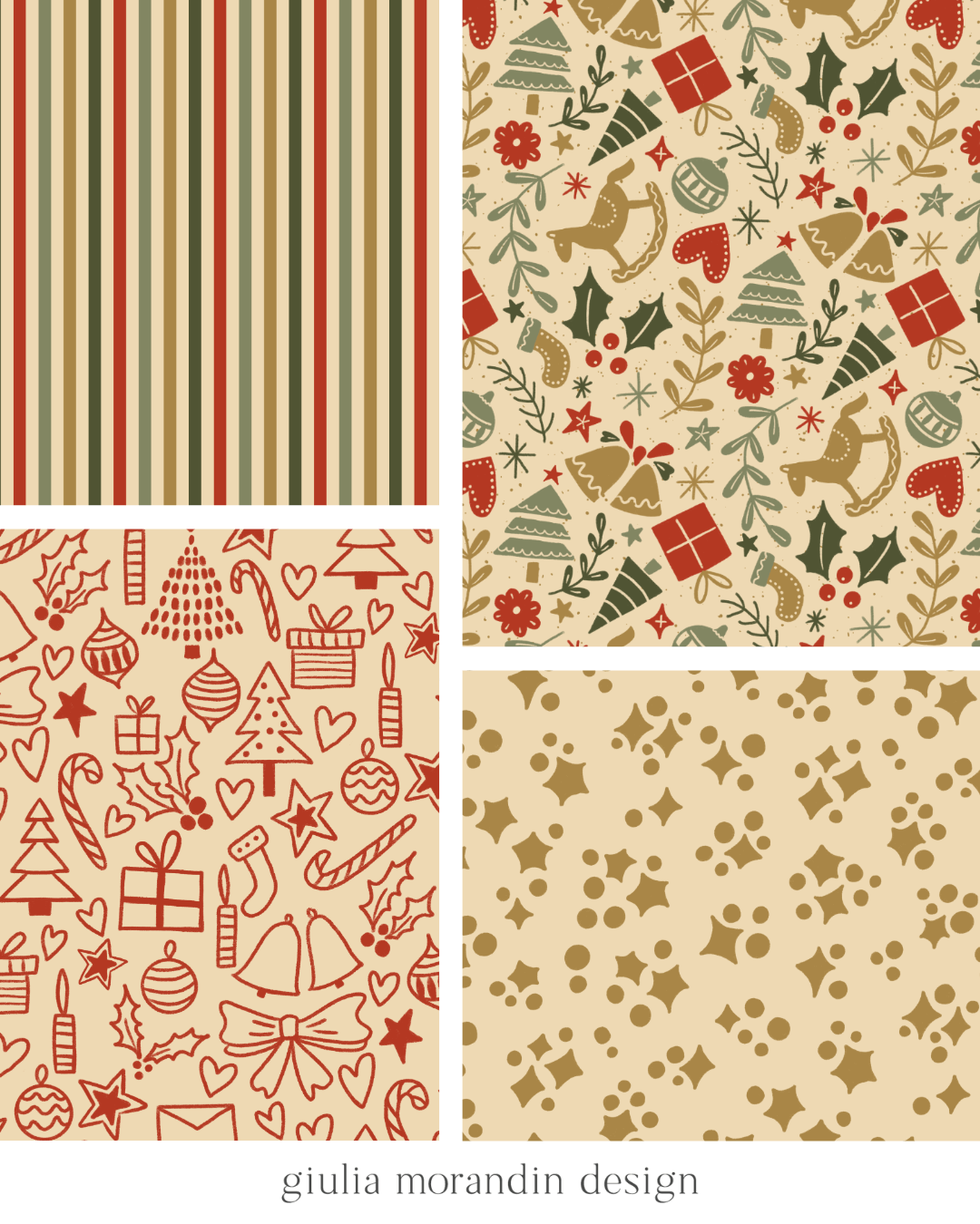 Giulia Morandin Christmas Pattern Design Collection