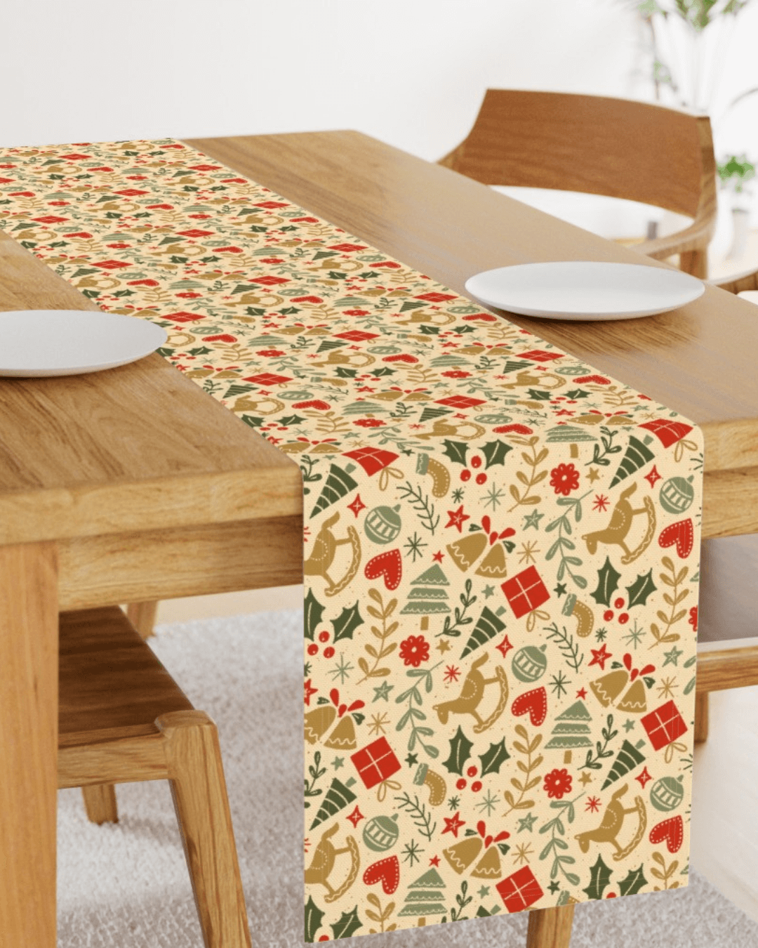 Christmas Table Runner Surface Pattern Design