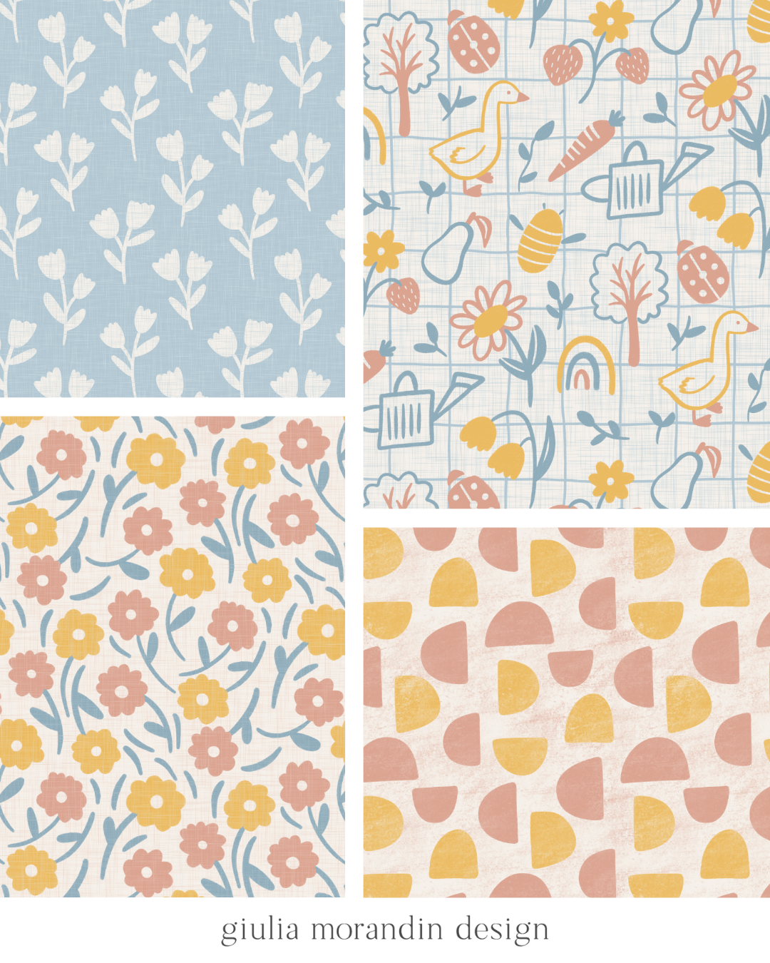 Spring Florals Pattern Design Collection