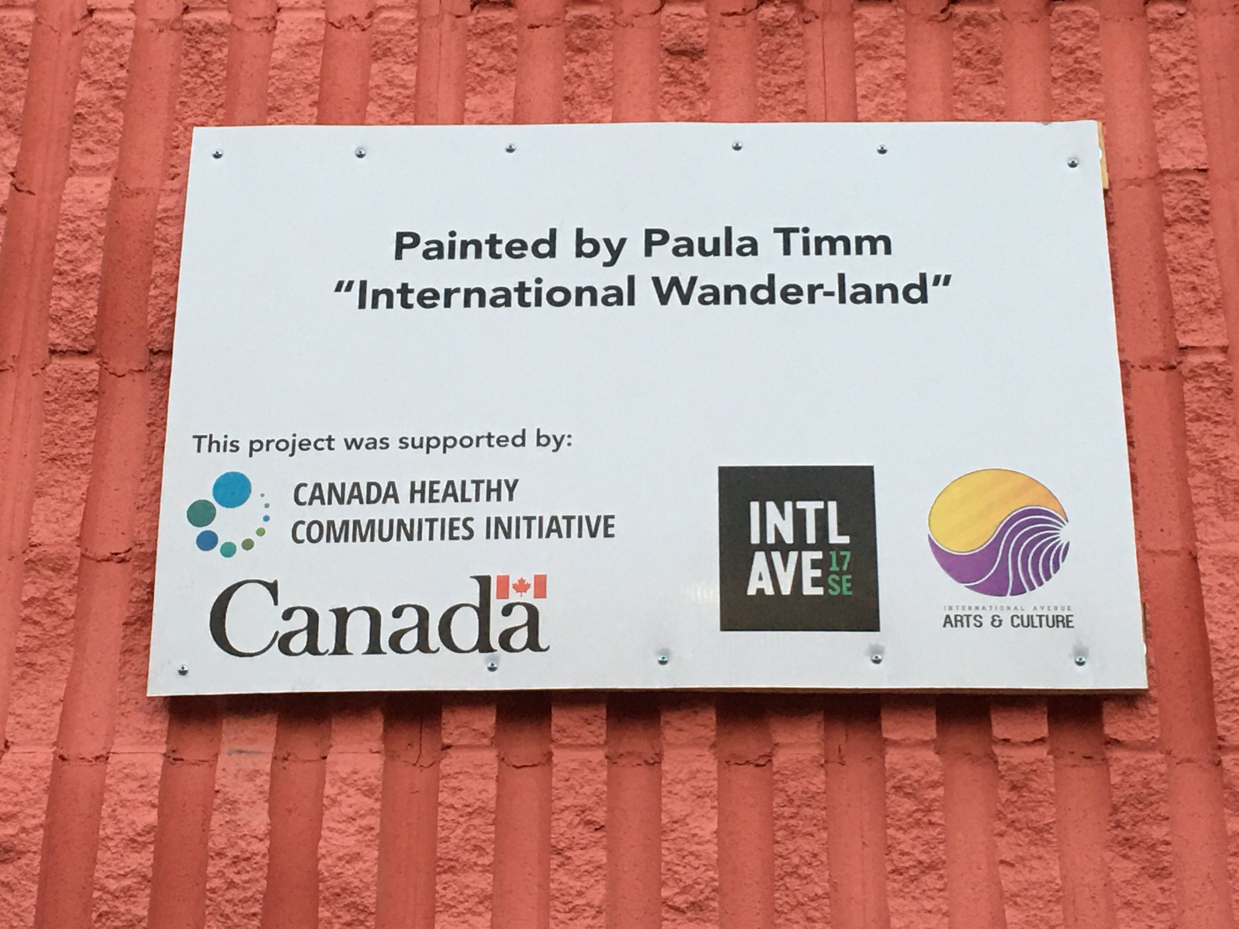 International Wander-land
32 street SE between 17 + 19 avenue SE