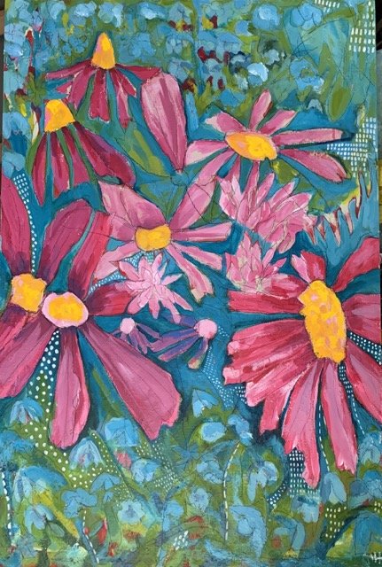 Born in the spring 24"x36" $700