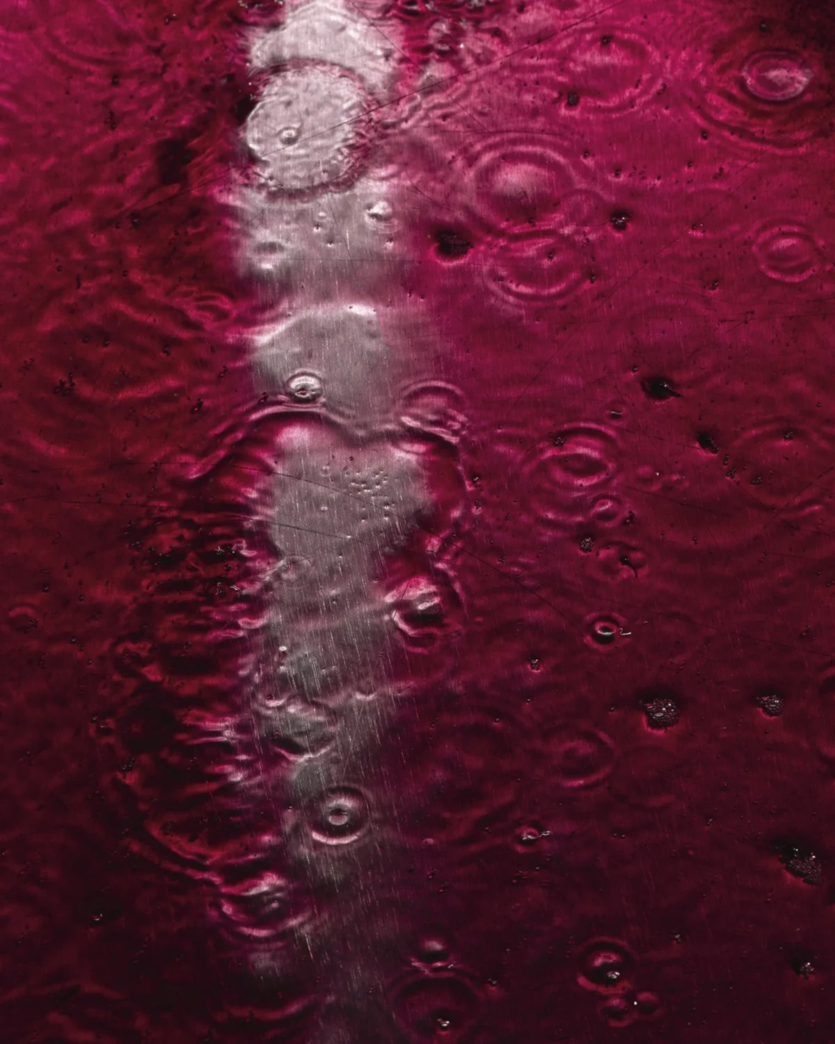 Red wine during fermentation