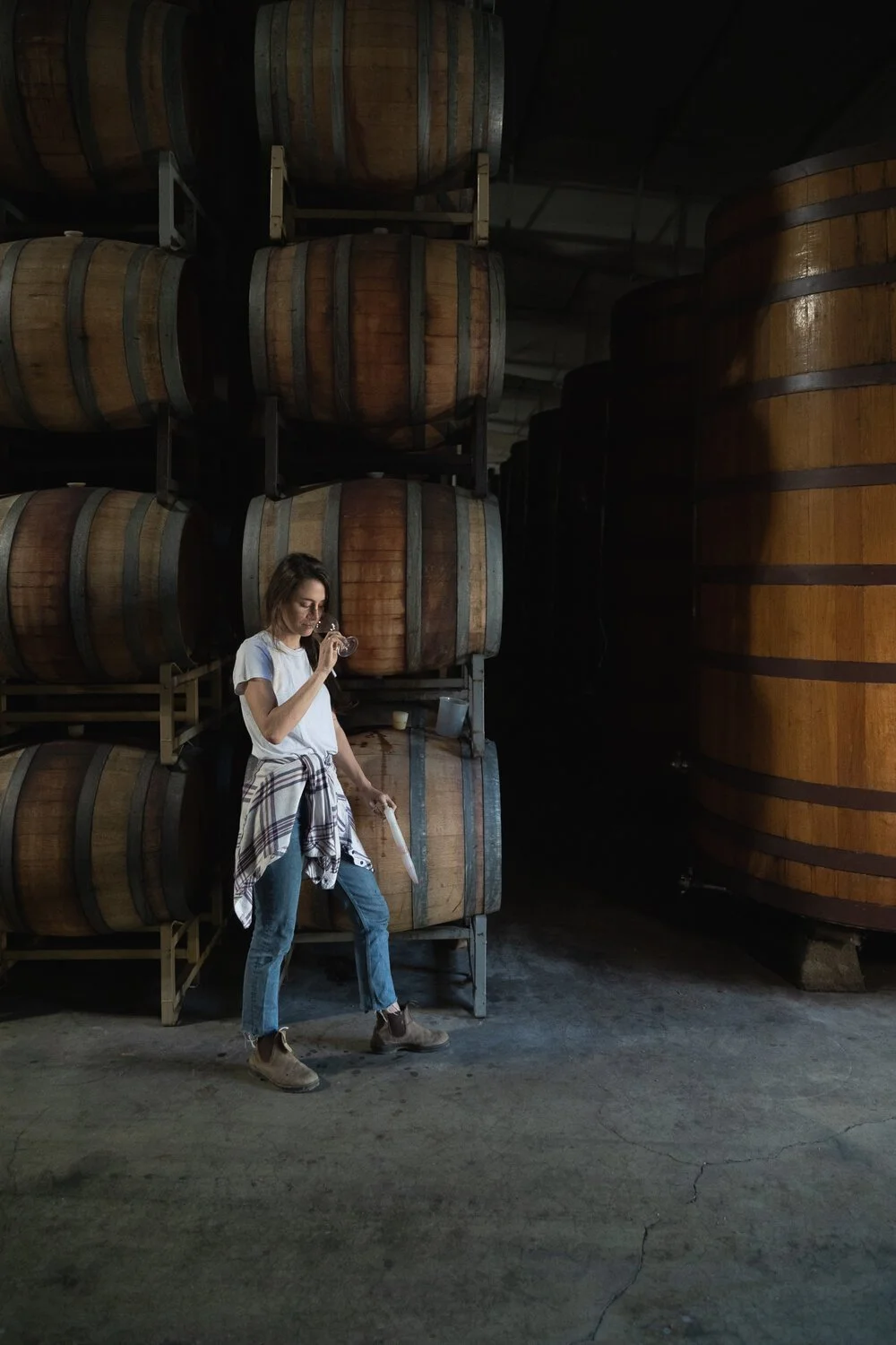 A moment in the cellar