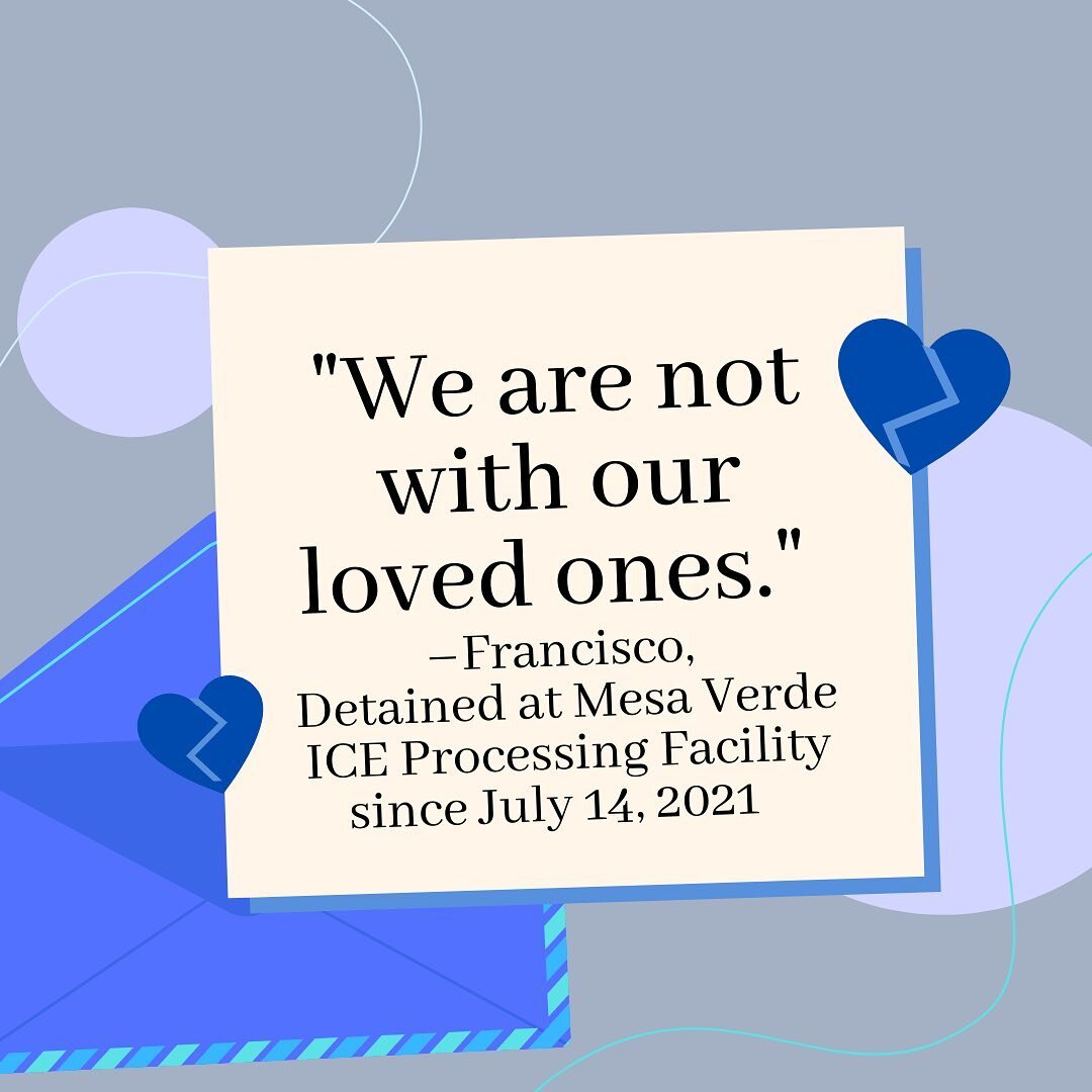 Ever since the start of the pandemic two years ago, people in detention and their loved ones have been denied their right to visitation, making the harrowing experience of immigrant detention even more isolating. 

In 2019, CADA and @cu_fgsslgbt visi